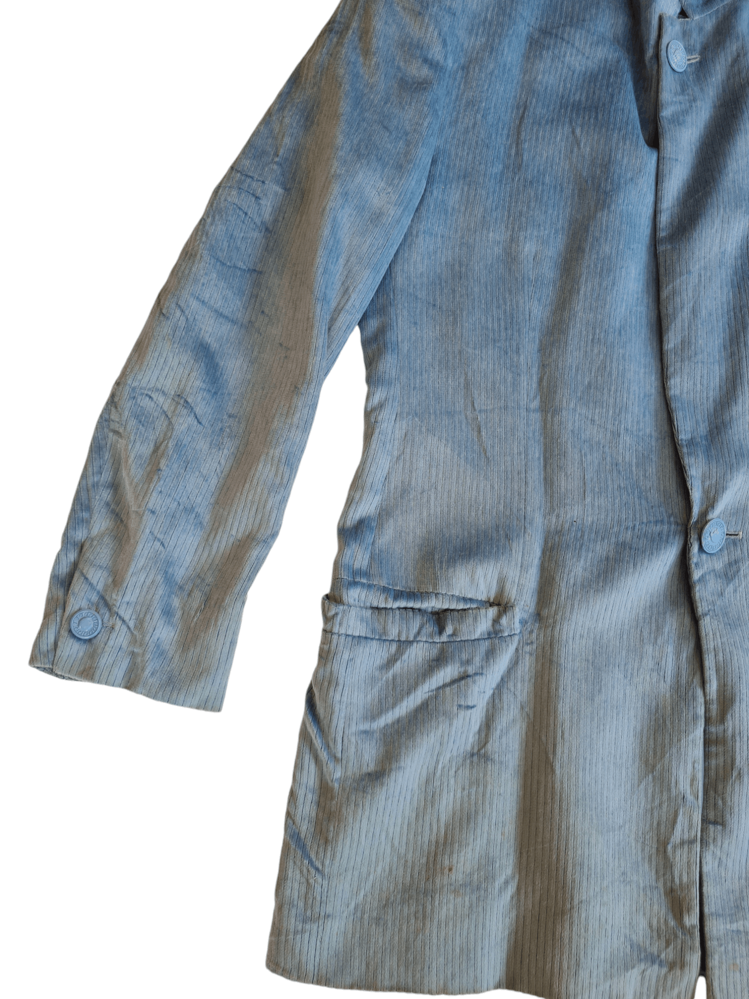 Versace Vintage Gianni Versace Velvet Jacket Blue Size US L / EU 52-54 / 3 - 8 Thumbnail