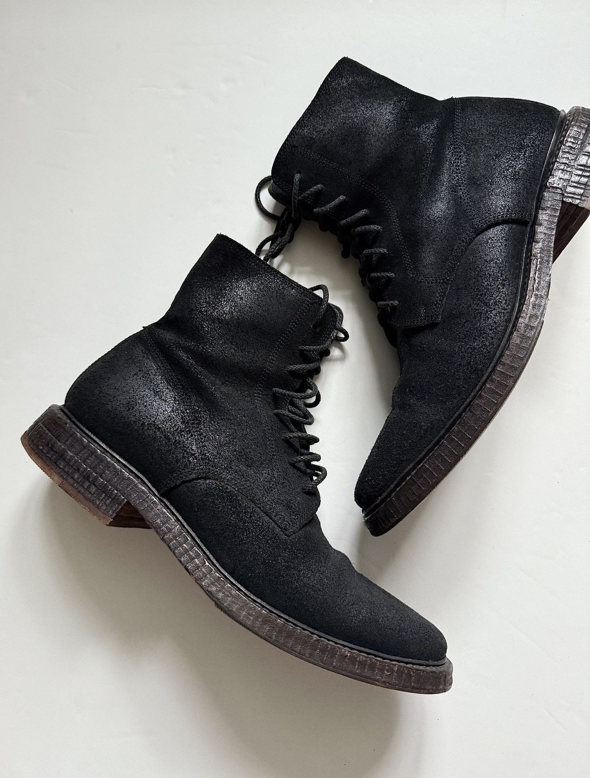 Maison MIHARA YASUHIRO Miharayasuhiro Twisted Leather Boots | Grailed