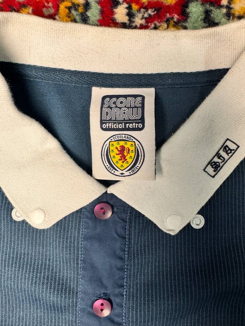 Vintage SCOTLAND 1990 HOME FOOTBALL SHIRT SOCCER JERSEY REPLICA Size US M / EU 48-50 / 2 - 3 Thumbnail