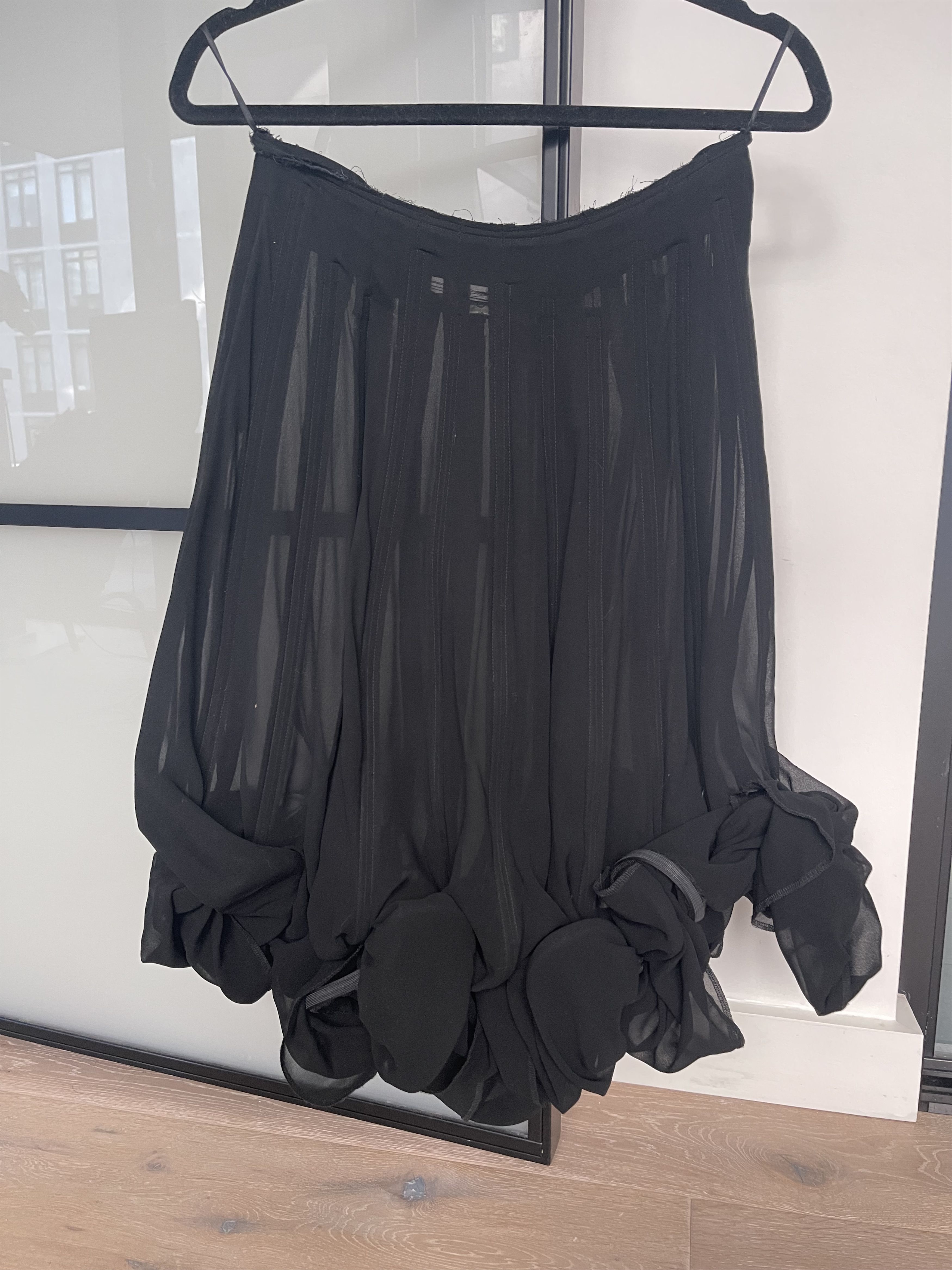 Comme des Garcons Comme des Garcons SS 2015 “Biker Ballerina” Black Skirt Sz S Size 27" / US 4 / IT 40 - 4 Thumbnail