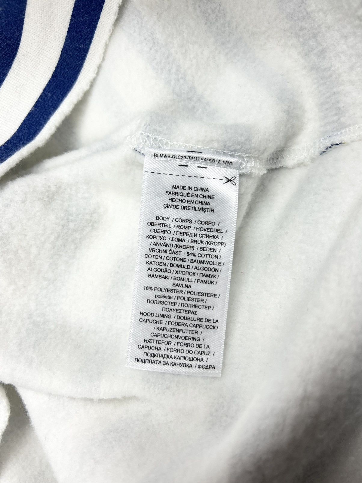 Denim & Supply Ralph Lauren Denim & Supply Ralph Lauren Cropped Striped Paint Hoodie Y2K Size L / US 10 / IT 46 - 18 Thumbnail