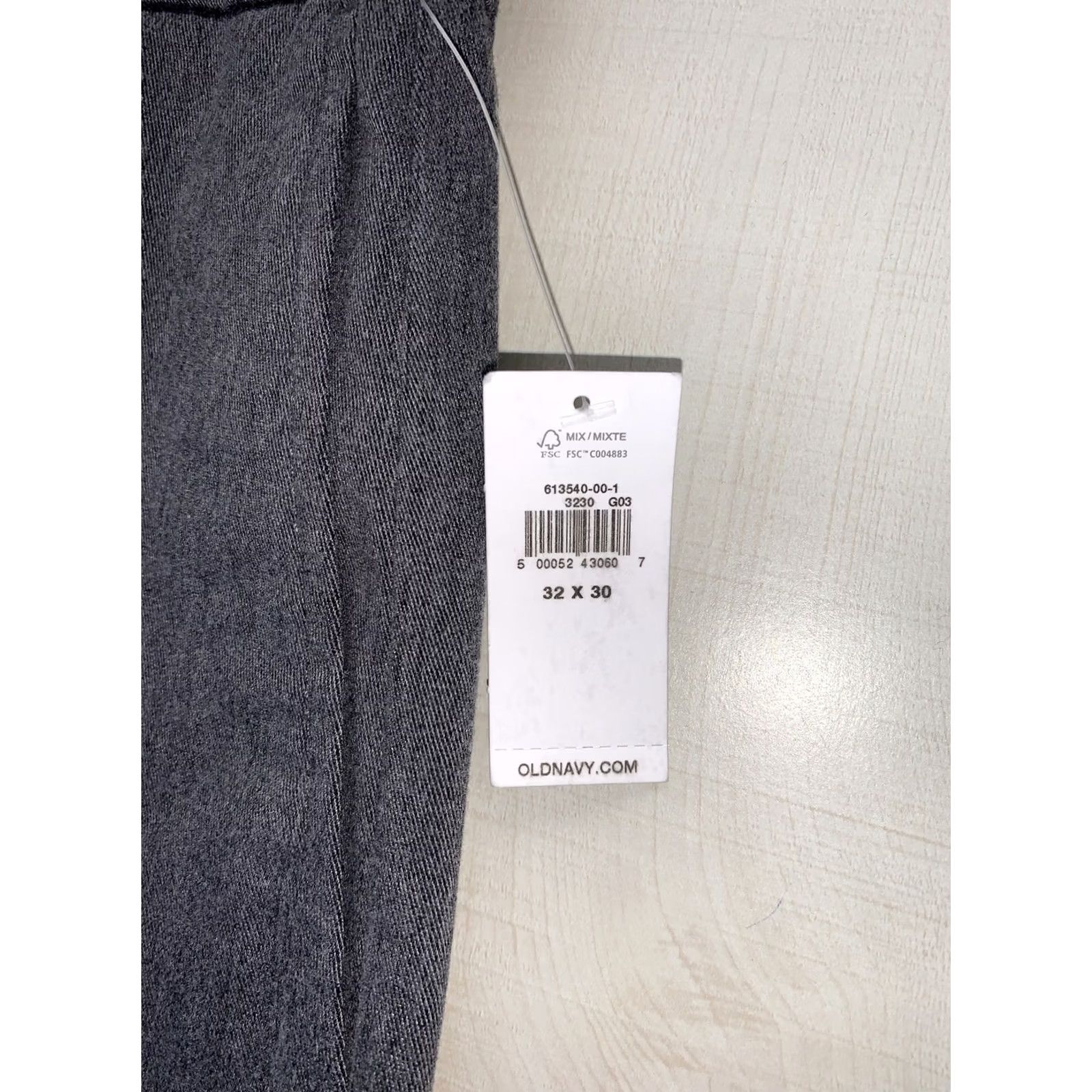 Old Navy Old Navy Mens Dress Pants Gray 32x30 Ultimate Loose Built In Flex Tapered Front Zip Pockets 30 Inseam Regular A95 Size US 32 / EU 48 - 4 Thumbnail