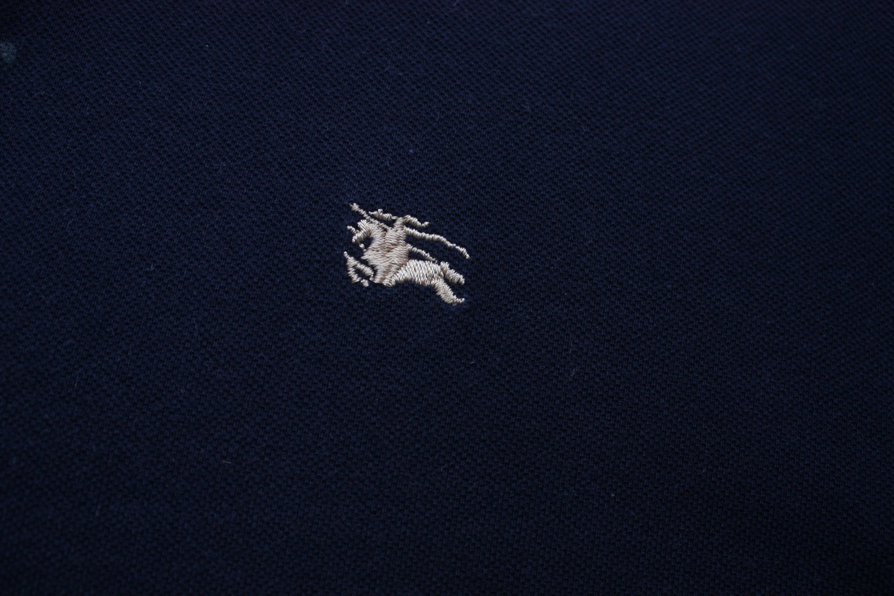Burberry Burberry Vintage Navy Nova Check Collar Polo Medium Women's Size M / US 6-8 / IT 42-44 - 5 Thumbnail