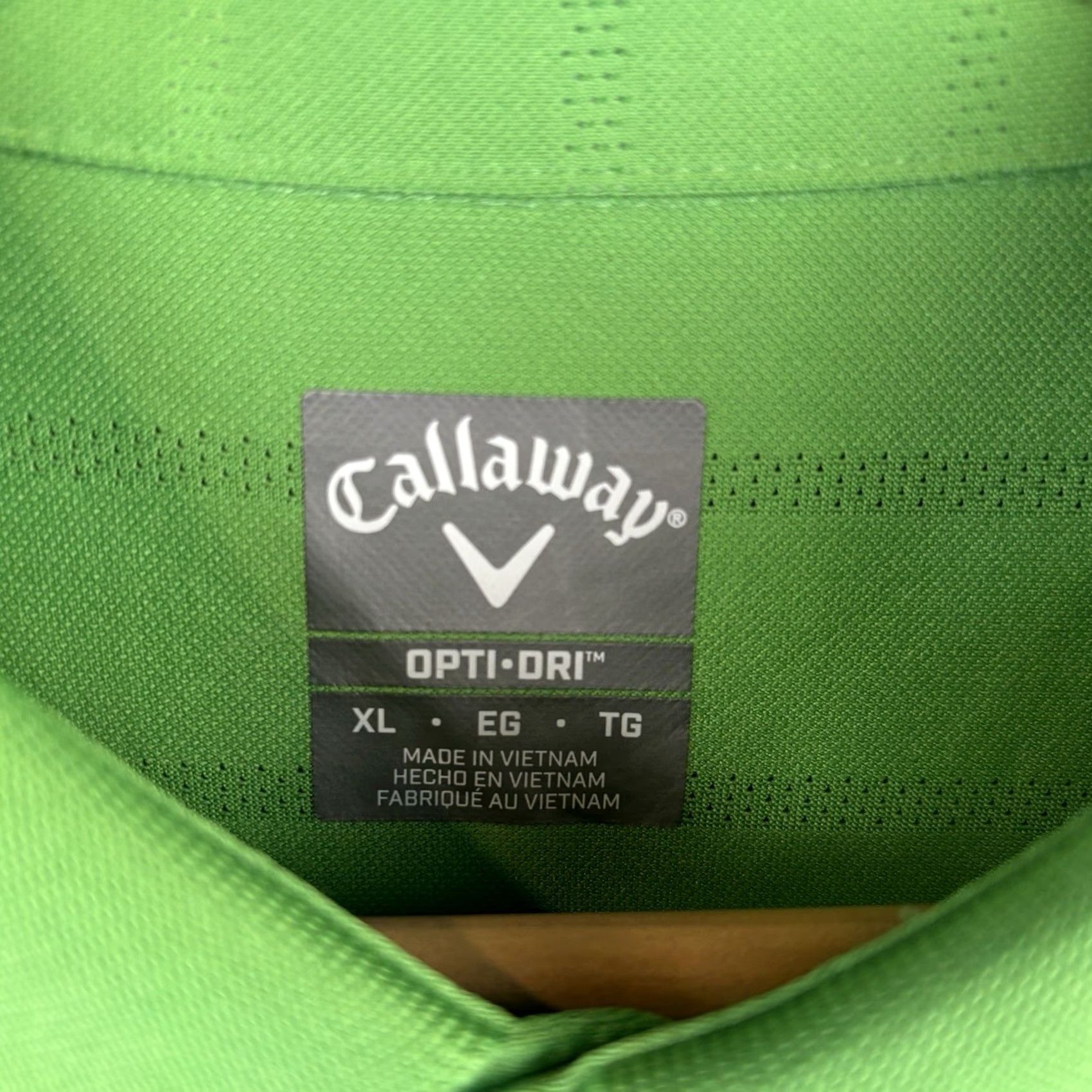 Callaway Callaway Opti-Dri Polo Shirt Mens XL Green Striped Short Sleeve Collared Golf Performance breathable Stretch Size US XL / EU 56 / 4 - 4 Thumbnail