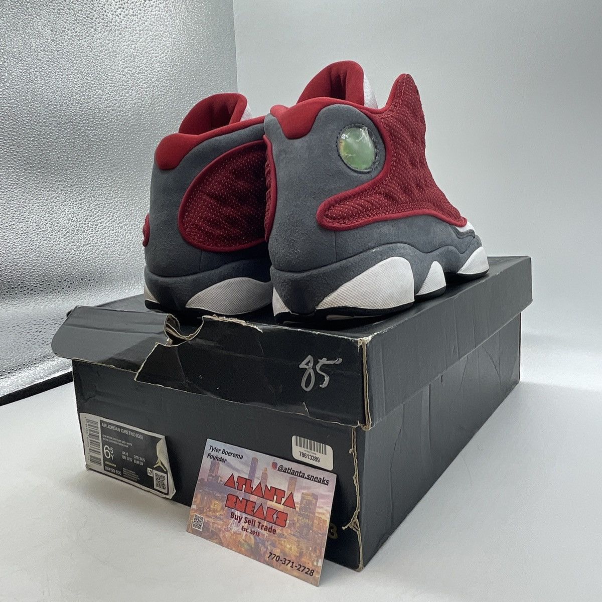 Jordan Brand Air Jordan 13 red flint Size US 6.5 / EU 39-40 - 5 Thumbnail