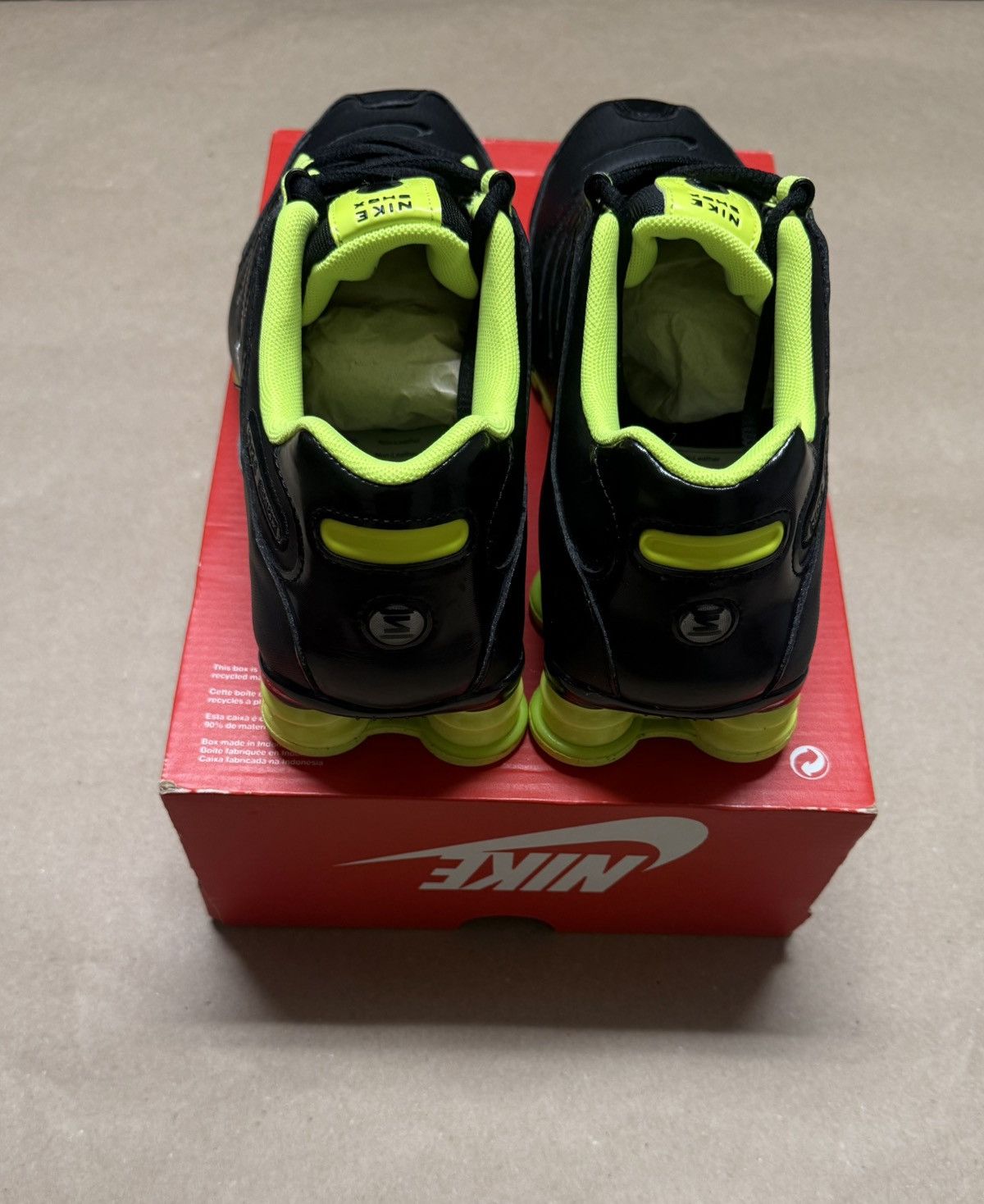Nike Nike Shox NZ Black Neon Men’s size 8 running shoes NEW! Size US 8 / EU 41 - 4 Thumbnail