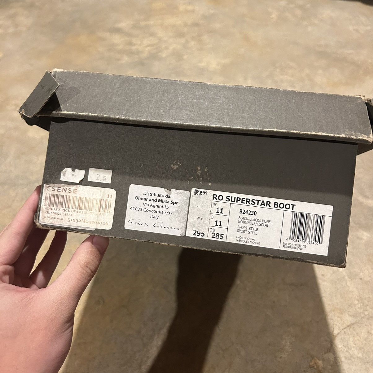 Adidas × Rick Owens Rick Owens SS15 Faun Adidas Superstar Leather Boot US 11.5 Size US 11.5 / EU 44-45 - 17 Thumbnail