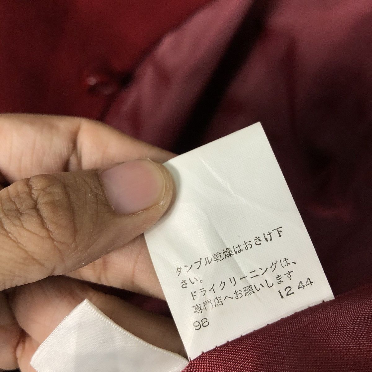 Japanese Brand 🔥Wool Herringbone Long Jacket Noue-rue Yohji Yamamoto Japan Size US M / EU 48-50 / 2 - 20 Thumbnail