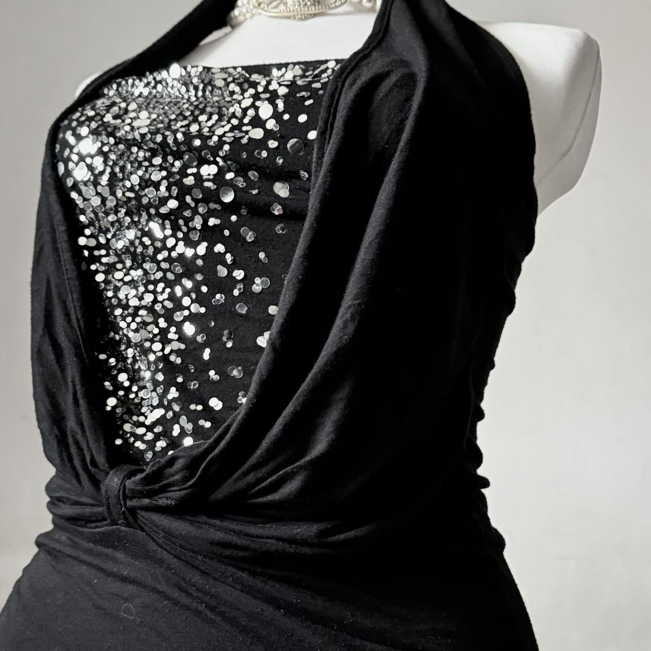 Vintage Stunning Avant - Garde draped top/ blouse Size S / US 4 / IT 40 - 2 Thumbnail