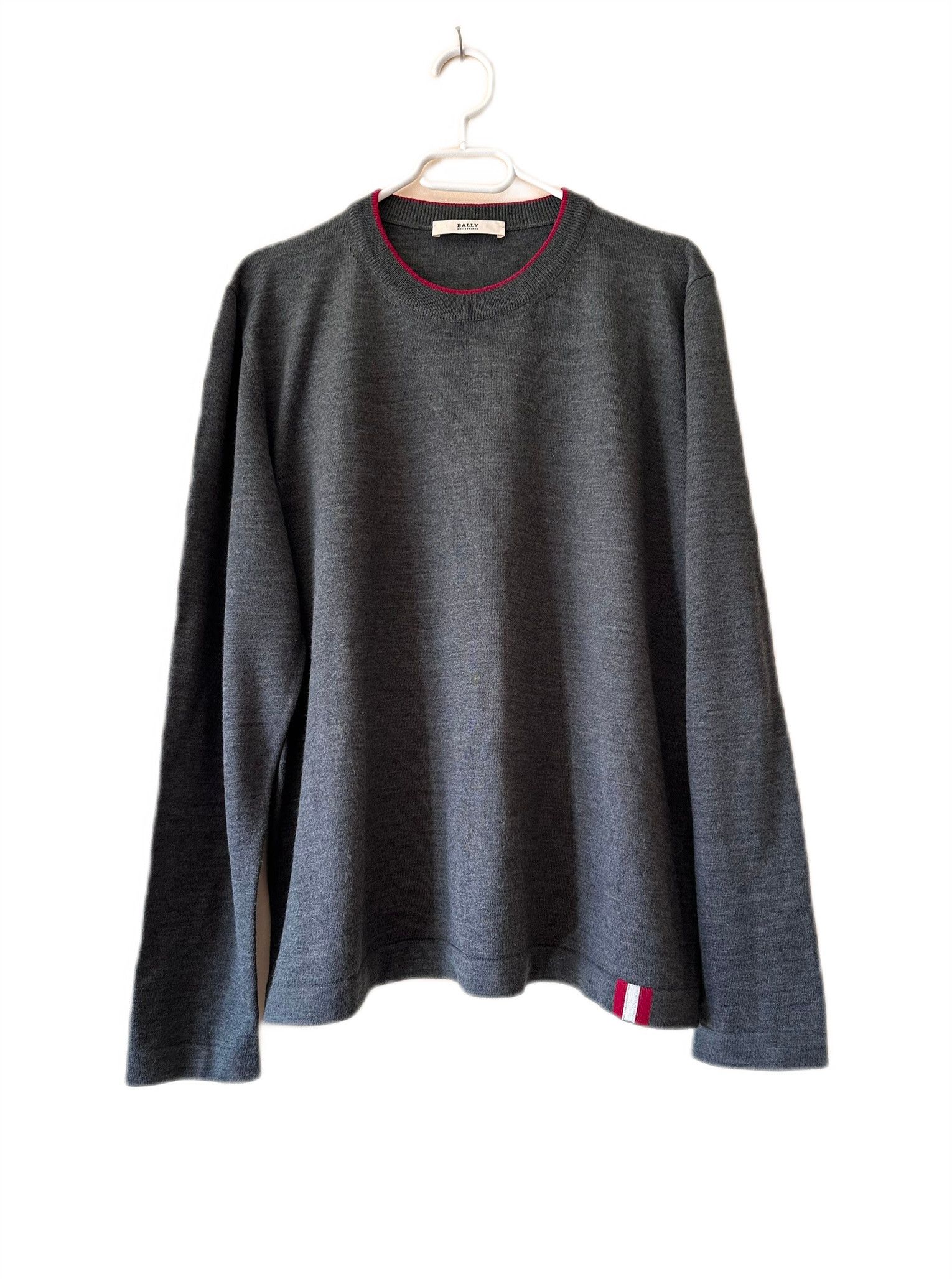 Bally Bally wool merino sweater boxy basic Size US M / EU 48-50 / 2 - 1 Thumbnail