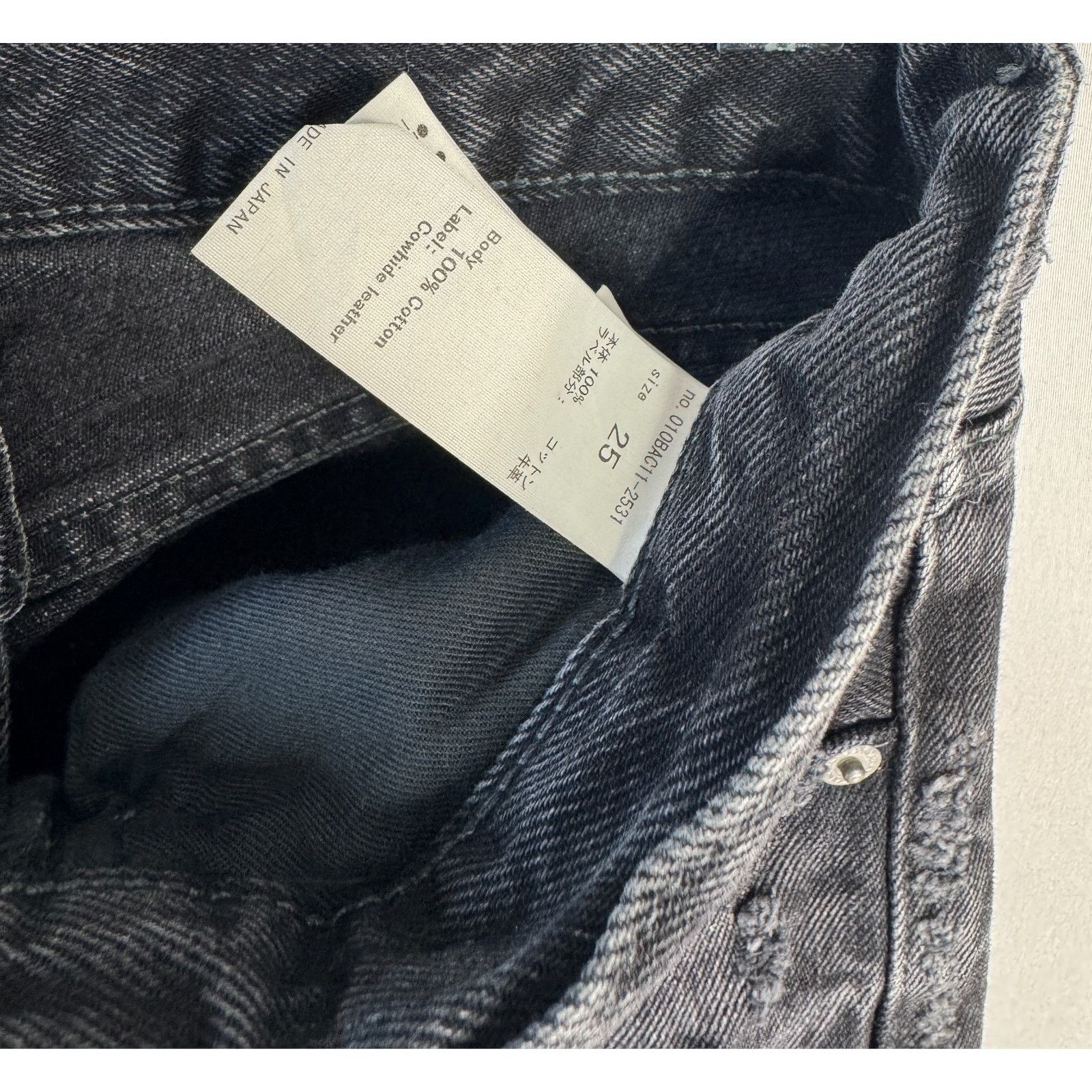 MOUSSY Moussy VTG Jeans Skinny Velma Distressed Stretch Black 25 Size 25" / US 0 / IT 36 - 5 Thumbnail