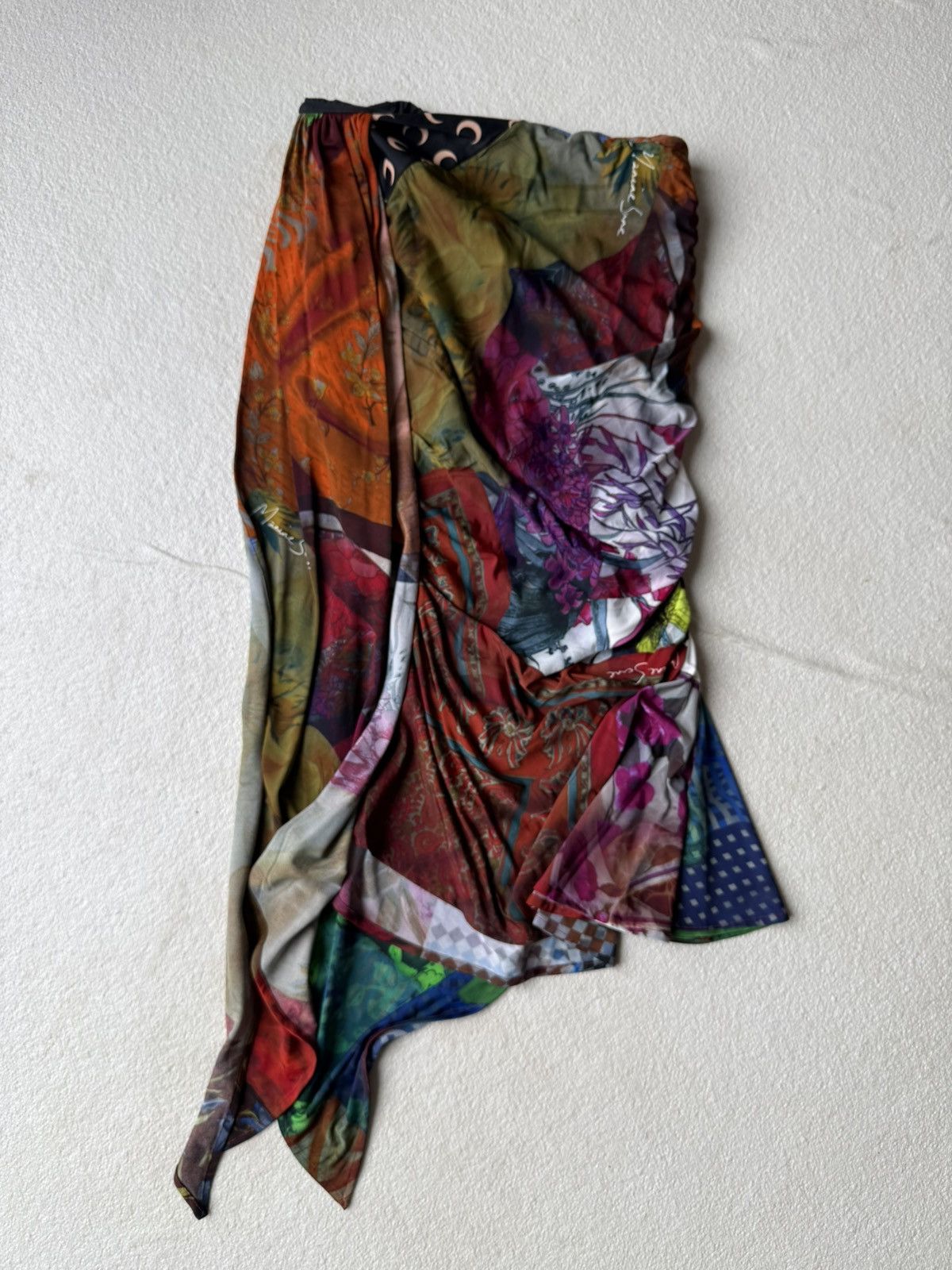 Marine Serre Marine Serre Jersey Body Shelter Draped Skirt Size 25" / US 0 / IT 36 - 2 Thumbnail