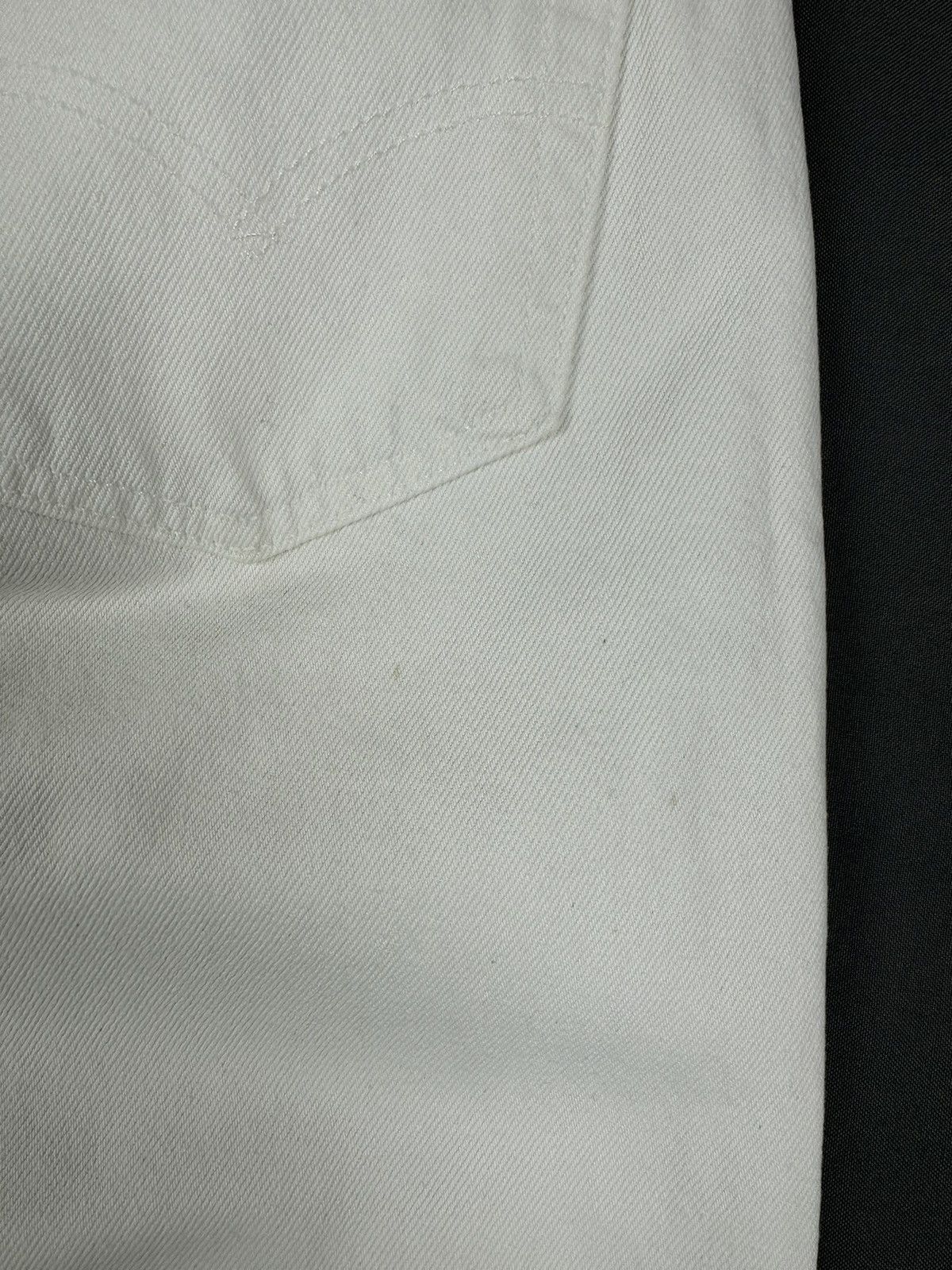 Levi's 1990’s Vintage Levi’s 501 White Jeans Made in USA Size US 35 - 17 Thumbnail
