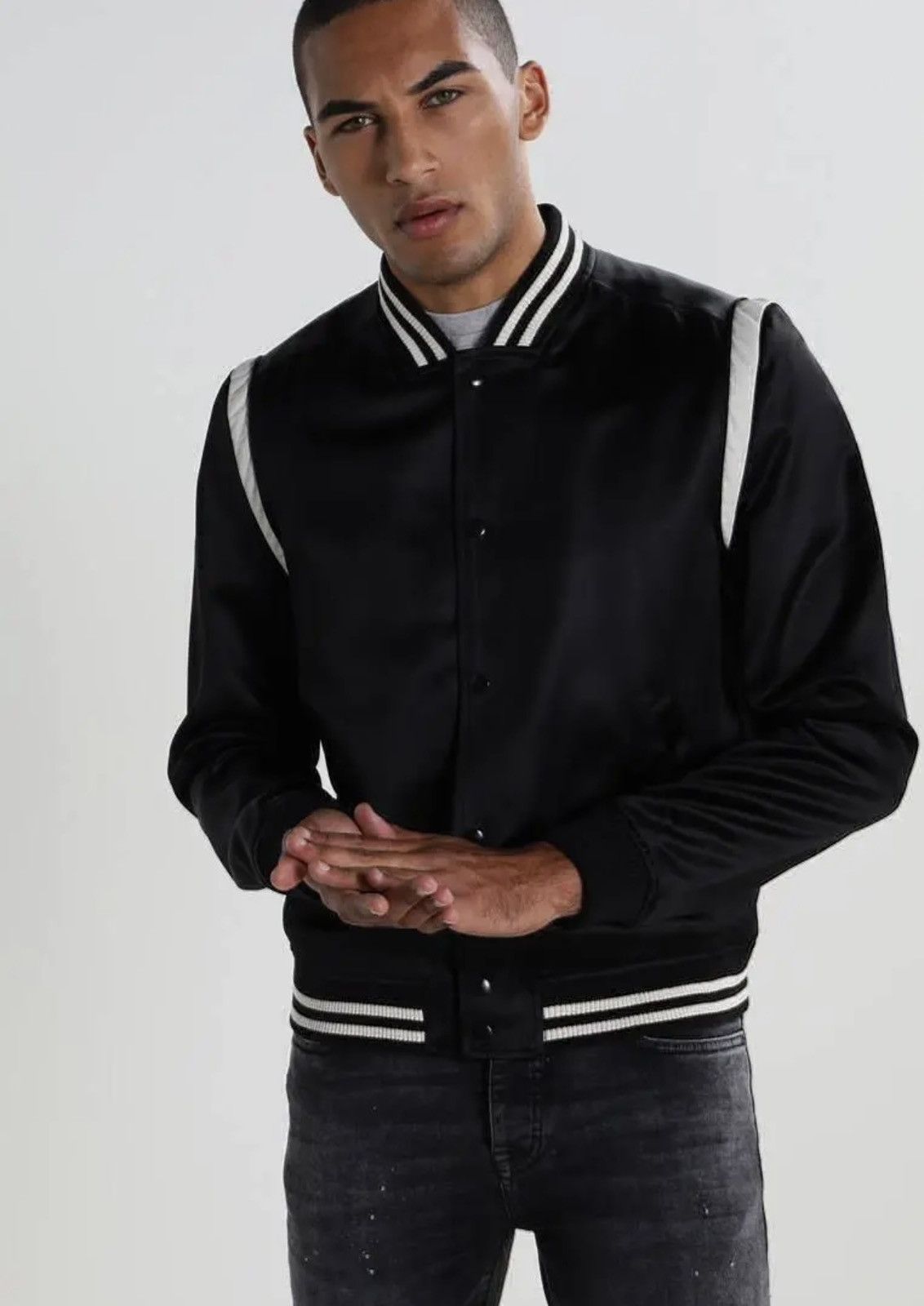 Allsaints AllSaints Matsu Varsity Bomber Jacket – Size S Size US S / EU 44-46 / 1 - 1 Thumbnail