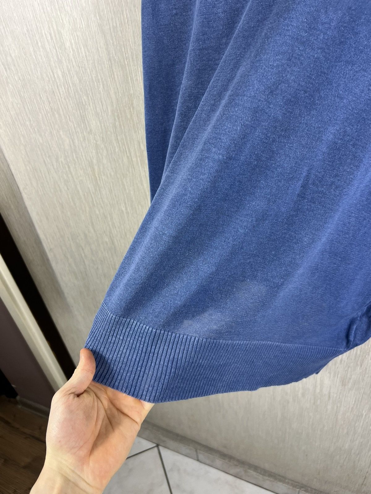Ralph Lauren Ralph Lauren cotton linen thin v-neck sweater pirate flag Size US XL / EU 56 / 4 - 9 Thumbnail