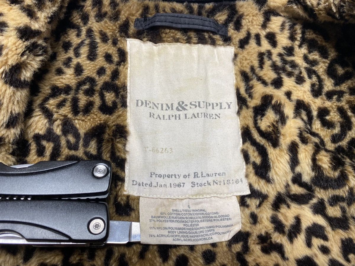 Denim & Supply Ralph Lauren Ralph Lauren Denim Supply Waxed Jacket Canvas Moto Dark Gr Size S / US 4 / IT 40 - 6 Thumbnail