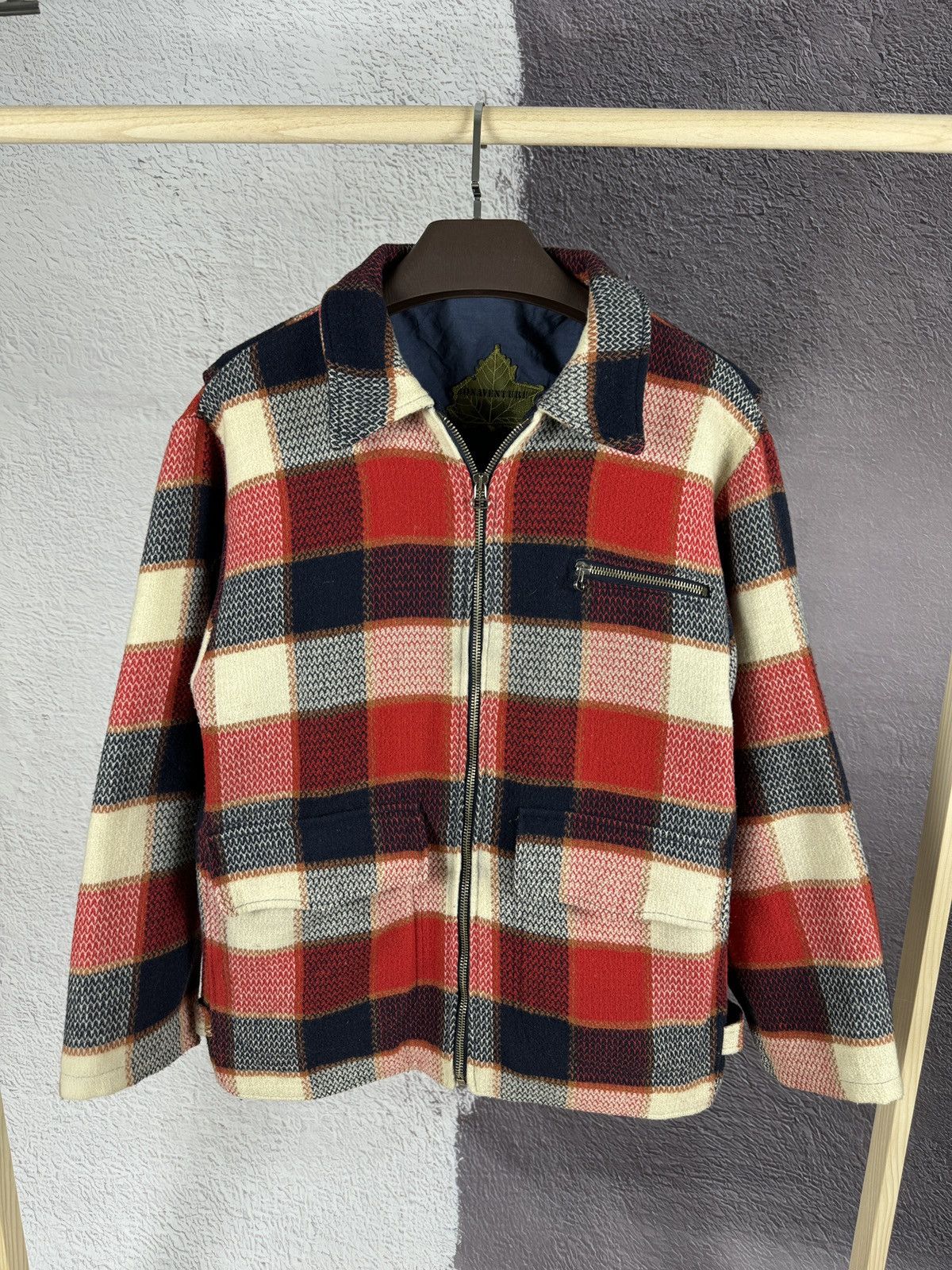 Flannel Bonaventure France vintage flannel full zip shirt jacket Size US S / EU 44-46 / 1 - 1 Thumbnail