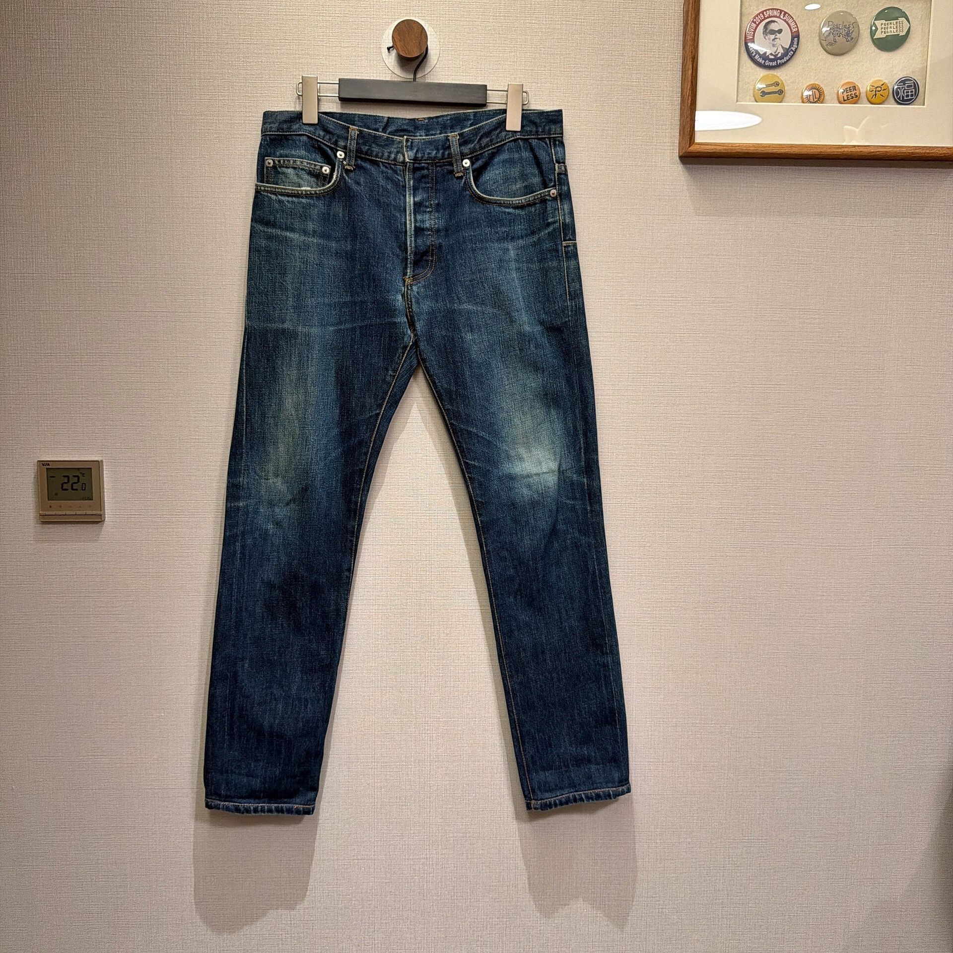 Dior Dior Homme Washed Denim Jeans Size 31 Size US 31 - 1 Thumbnail