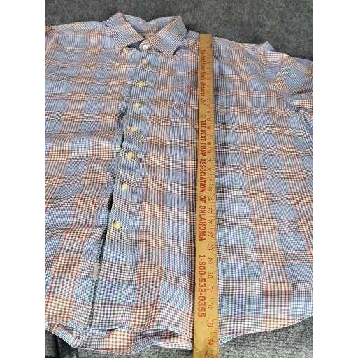 Peter Millar Peter Millar Button Up Shirt Men Sz XXL Plaid Long Sleeve Ca Size US L / EU 52-54 / 3 - 3 Thumbnail