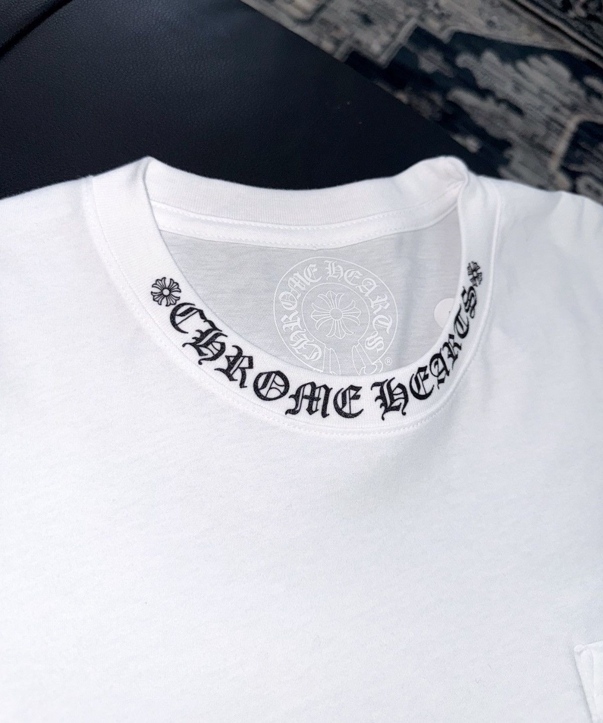 Chrome Hearts Chrome hearts logo t shirt Size US M / EU 48-50 / 2 - 3 Thumbnail