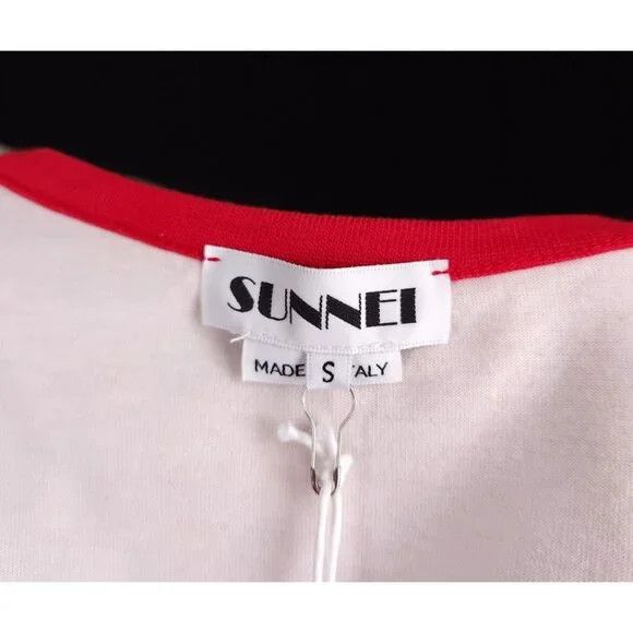 Sunnei Sunnei Logo T-Shirt Size S Mens White Red $175 Size US S / EU 44-46 / 1 - 14 Thumbnail
