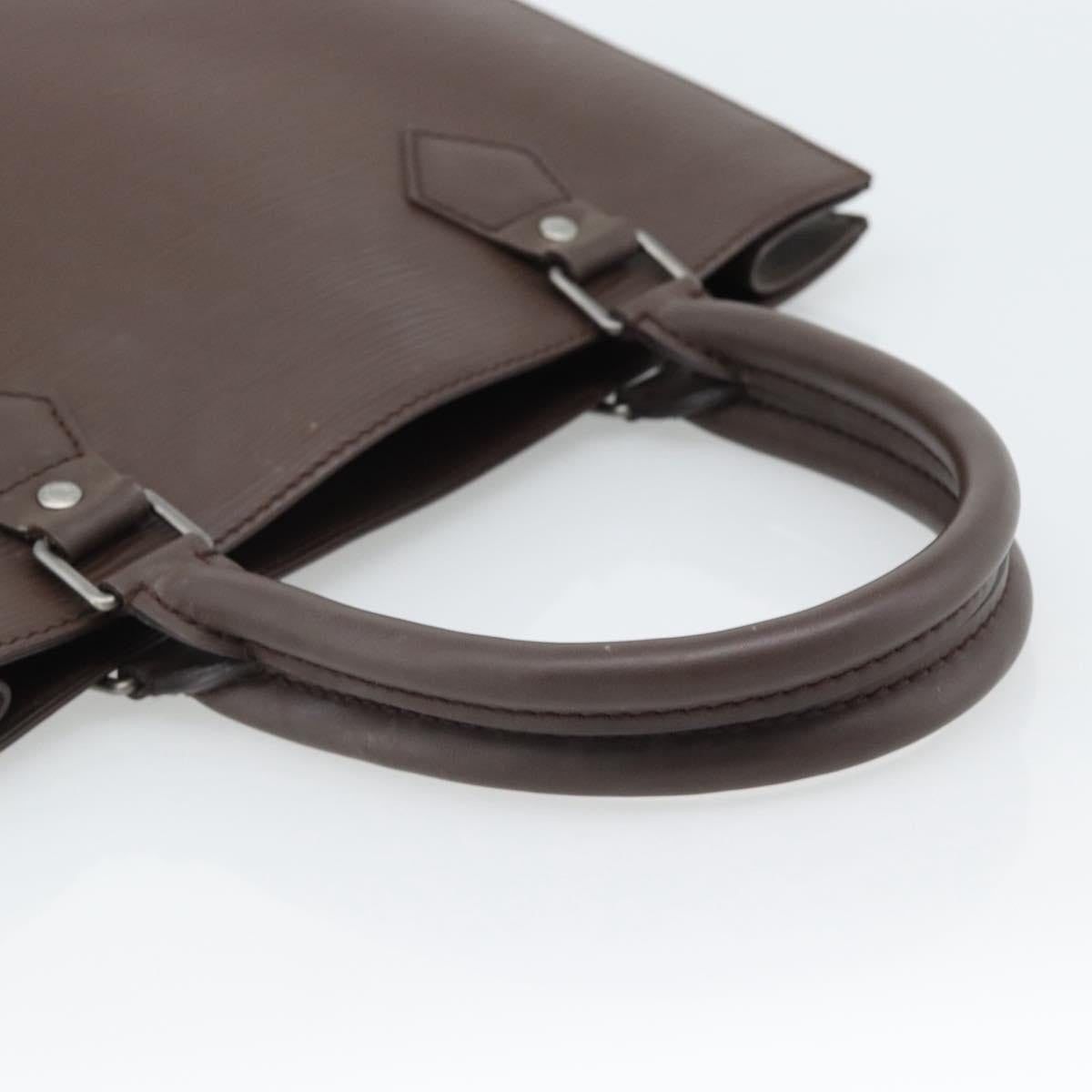 Louis Vuitton Louis Vuitton Epi Sac Plat PM Handbag Brown Size ONE SIZE - 9 Thumbnail