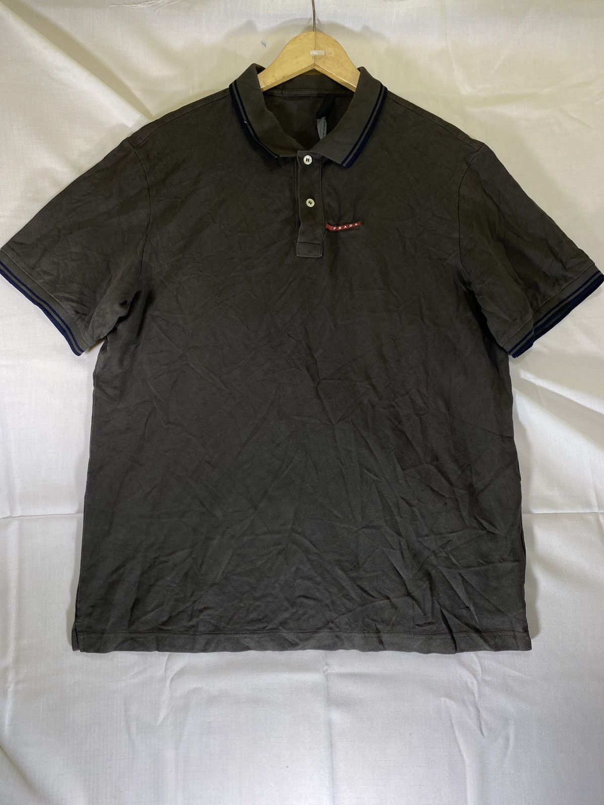 Prada striped polo Size US XL / EU 56 / 4 - 1 Thumbnail