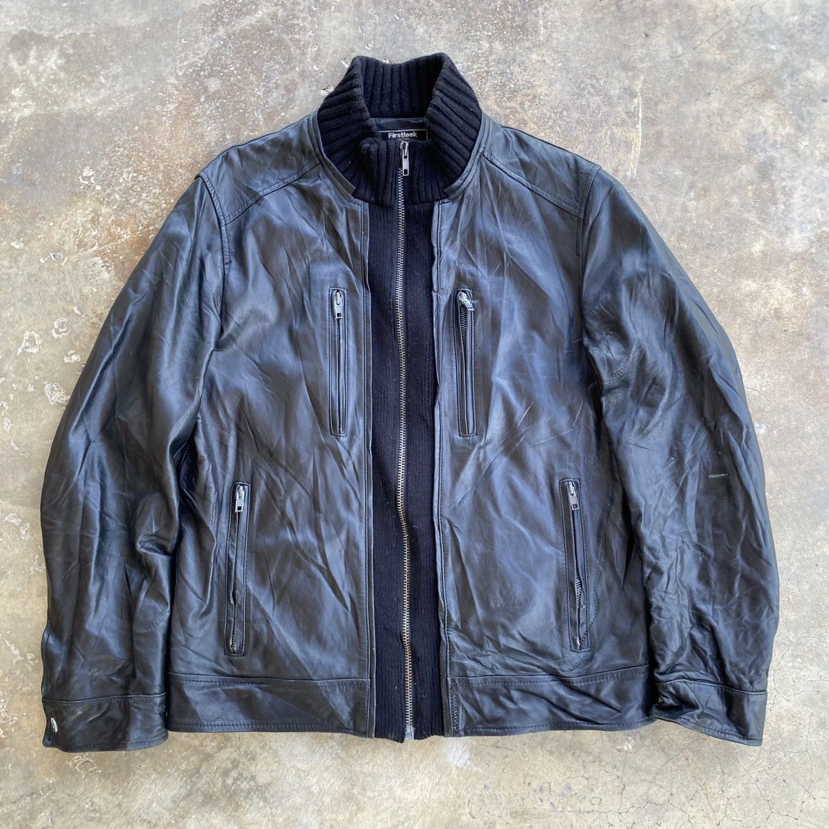 Genuine Leather Sheepskin Leather Jacket Size US M / EU 48-50 / 2 - 1 Thumbnail