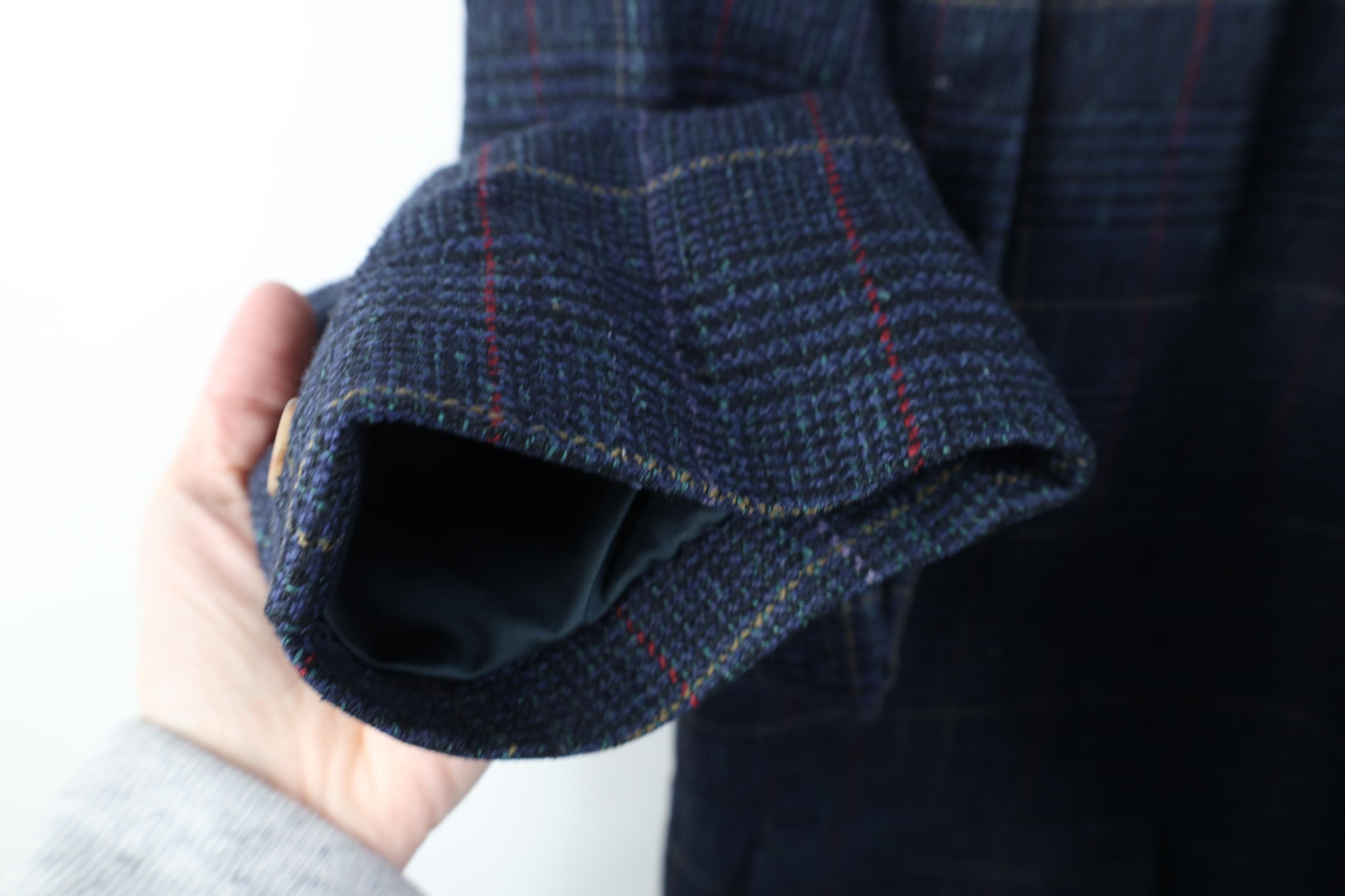 Vintage Vintage 70s Streetwear Wool Tweed Suit Coat Blazer Jacket Size US XXL / EU 58 / 5 - 6 Thumbnail