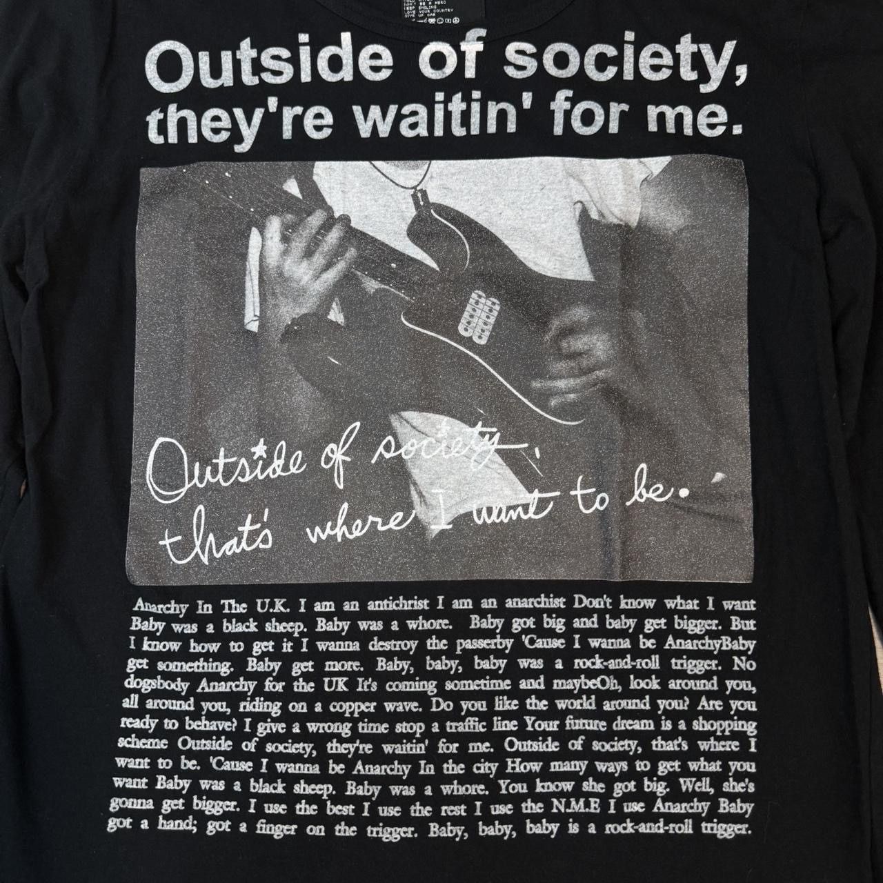 PPFM PPFM Patti Smith Lyric Print Longsleeve T-shirt Y2K Archive Size US S / EU 44-46 / 1 - 6 Thumbnail