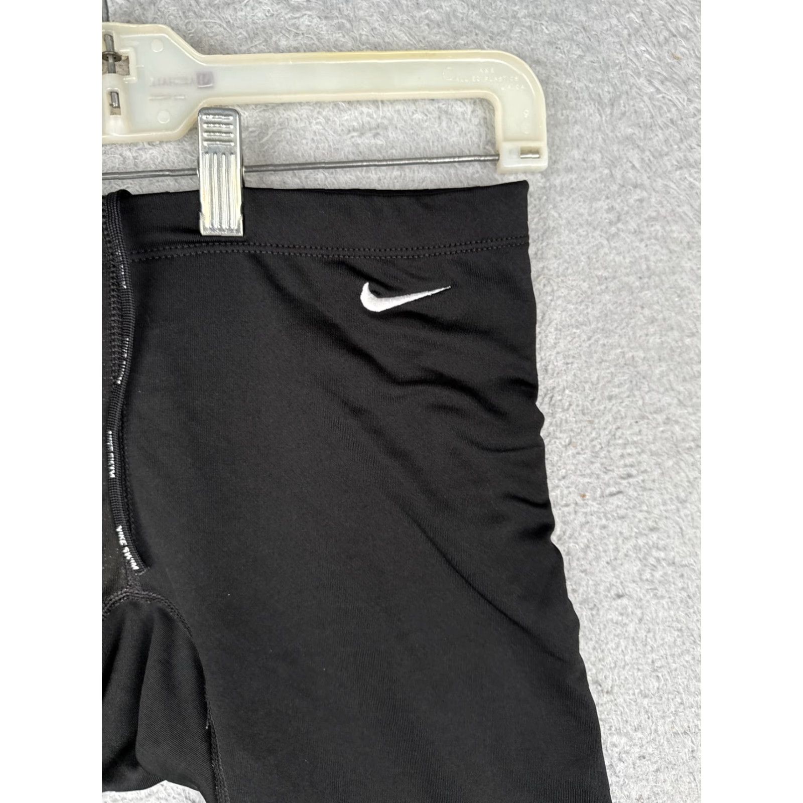 Nike VINTAGE? No. But Nike Swim Jammer Shorts Men 28 Black Yellow Gradient Ombré Drawstring Compression Size US 28 / EU 44 - 5 Thumbnail