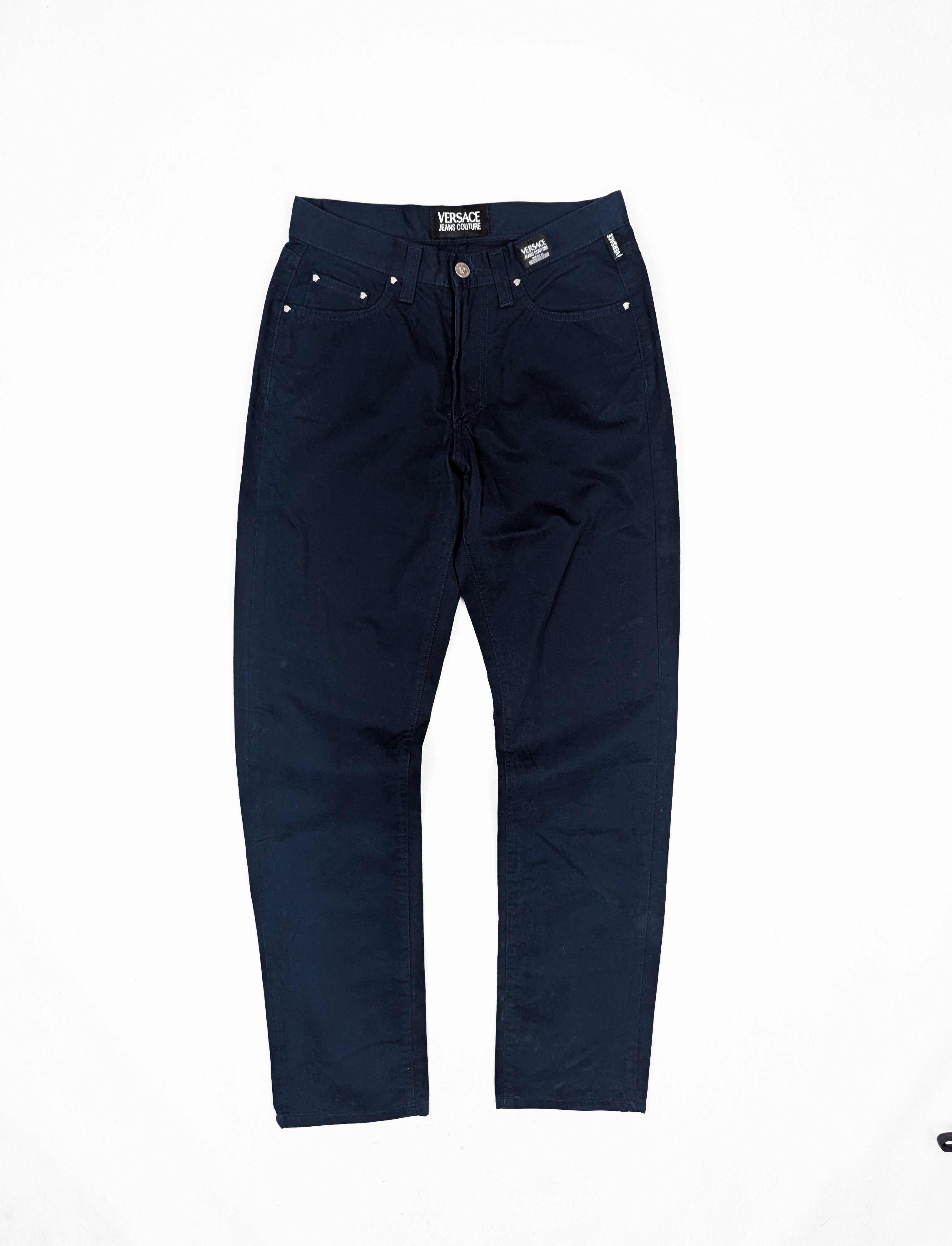 Versace Jeans Couture Versace Jeans Couture navy blue trousers S Size 26" / US 2 / IT 38 - 2 Thumbnail