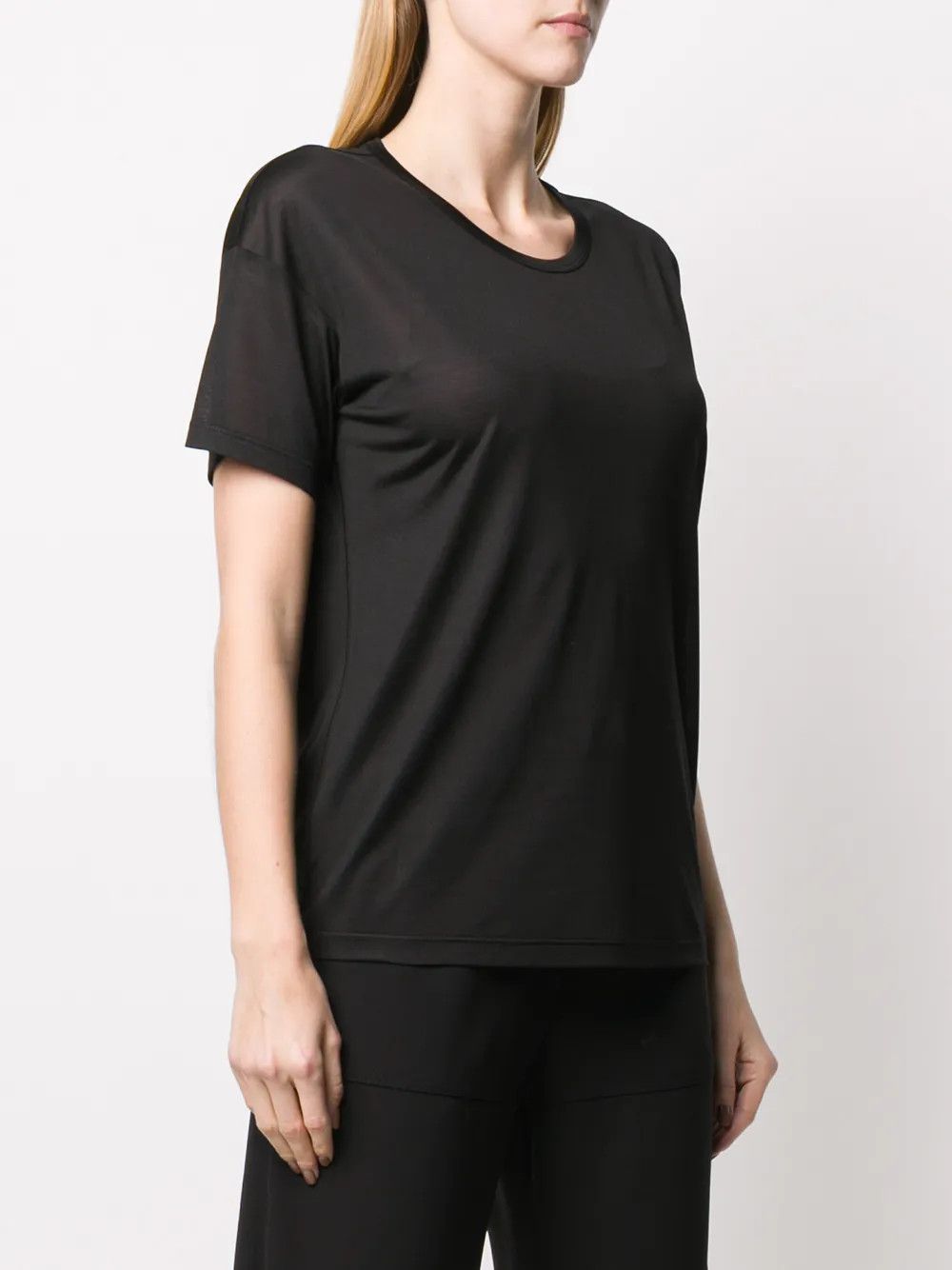 Tom Ford o1y0226 Crewneck T-Shirt in Black Size M / US 6-8 / IT 42-44 - 2 Thumbnail