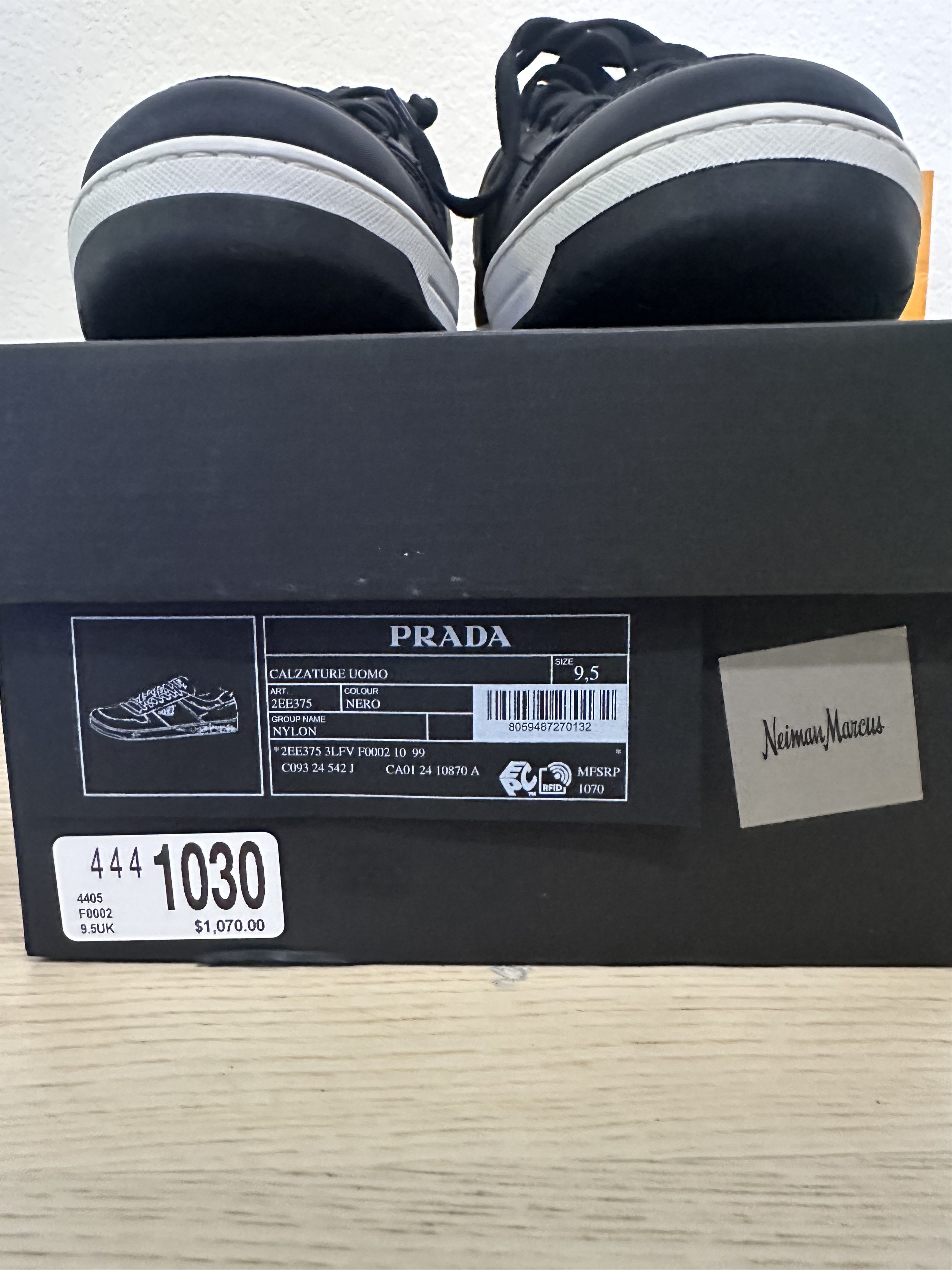 Prada Prada Re-Nylon Gabardine ‘Black’ Size US 10.5 / EU 43-44 - 7 Thumbnail