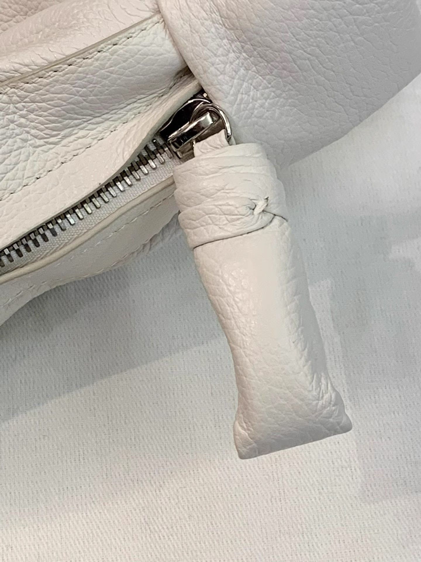 Lemaire Lemaire White Large Cowhide Croissant Bag K34 Size ONE SIZE - 7 Thumbnail