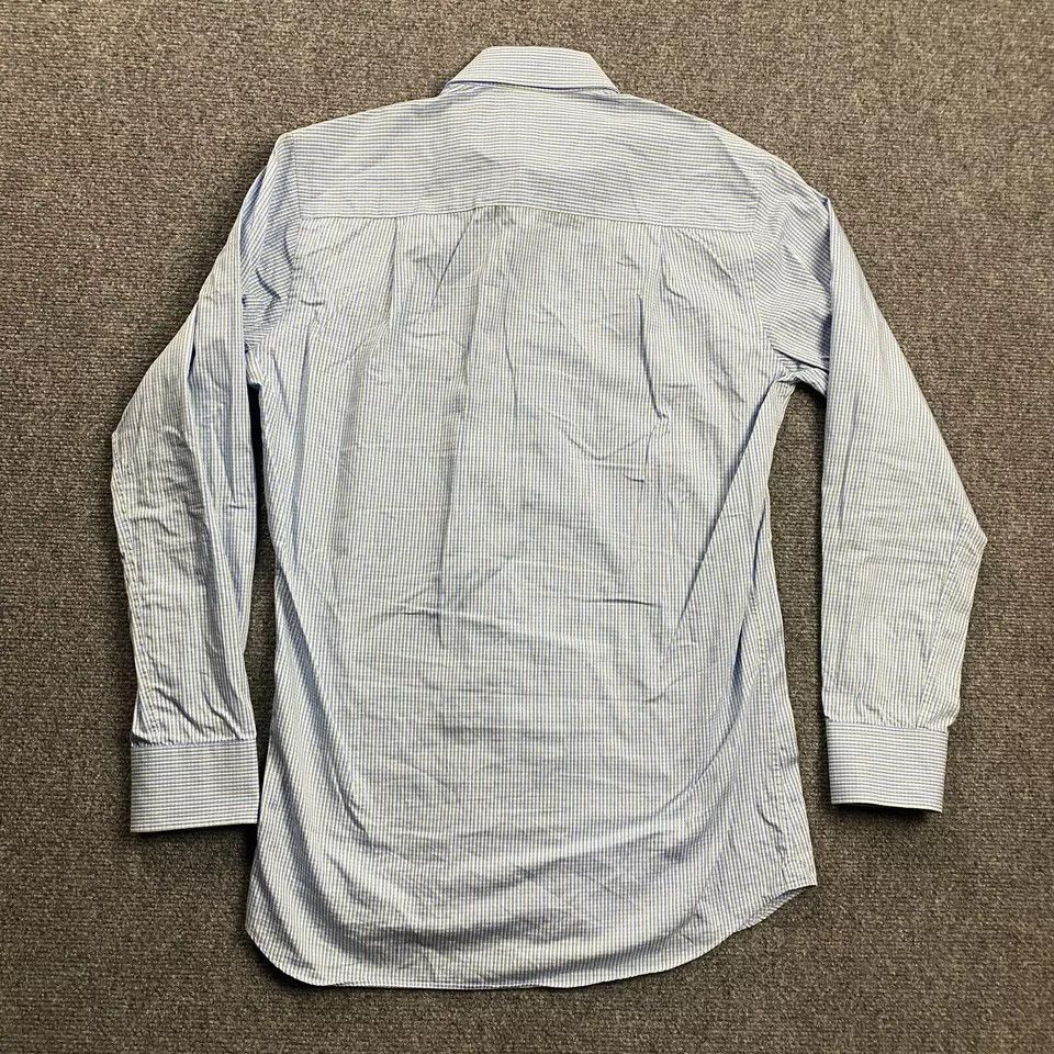 David Donahue David Donahue Shirt Men's 15 Plaid Trim Button Up 32/33 Size US S / EU 44-46 / 1 - 7 Thumbnail