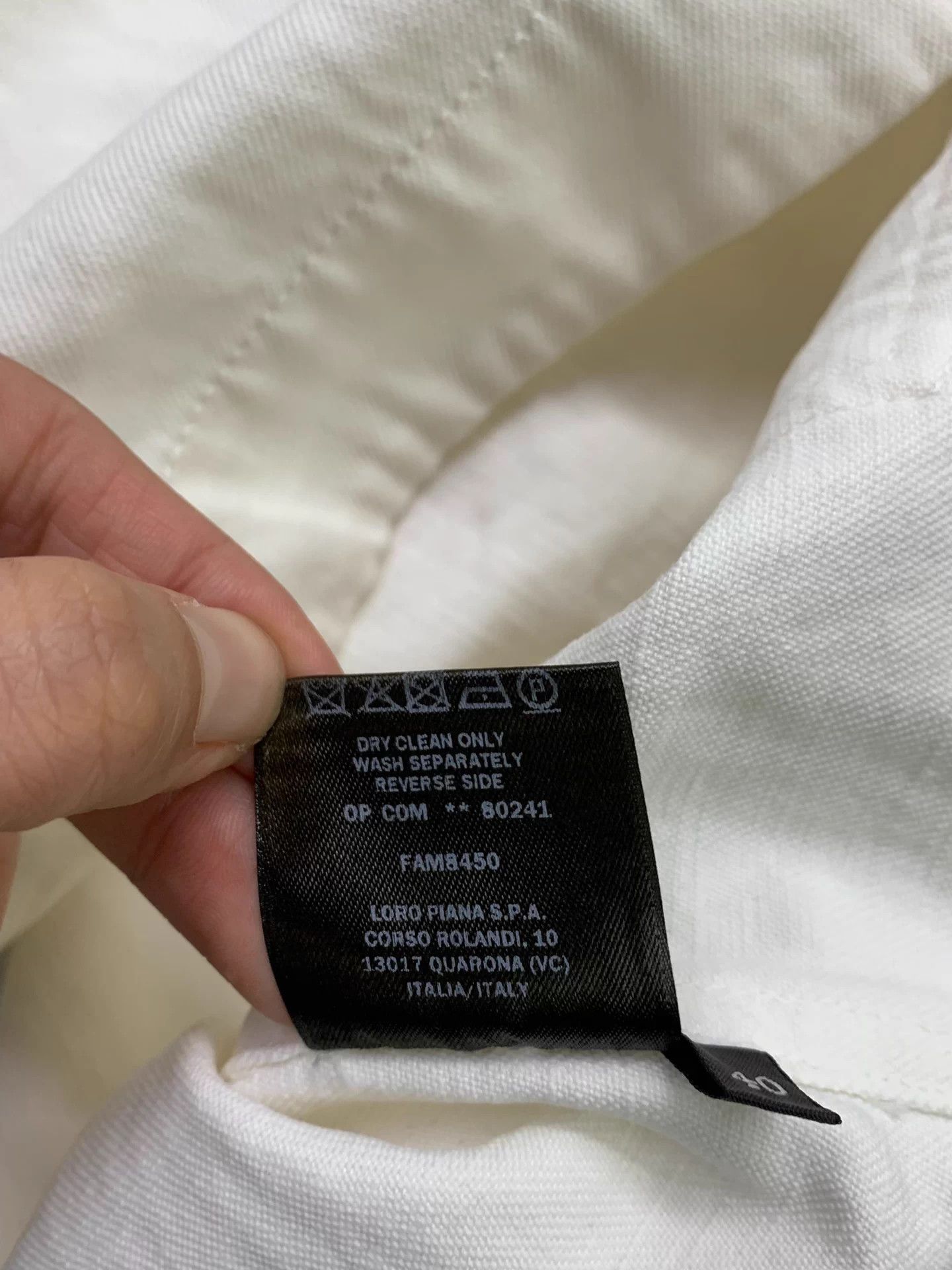 Loro Piana Loro Piana White Pocket Embroidered Shirt Size 40 New Size M / US 6-8 / IT 42-44 - 6 Thumbnail