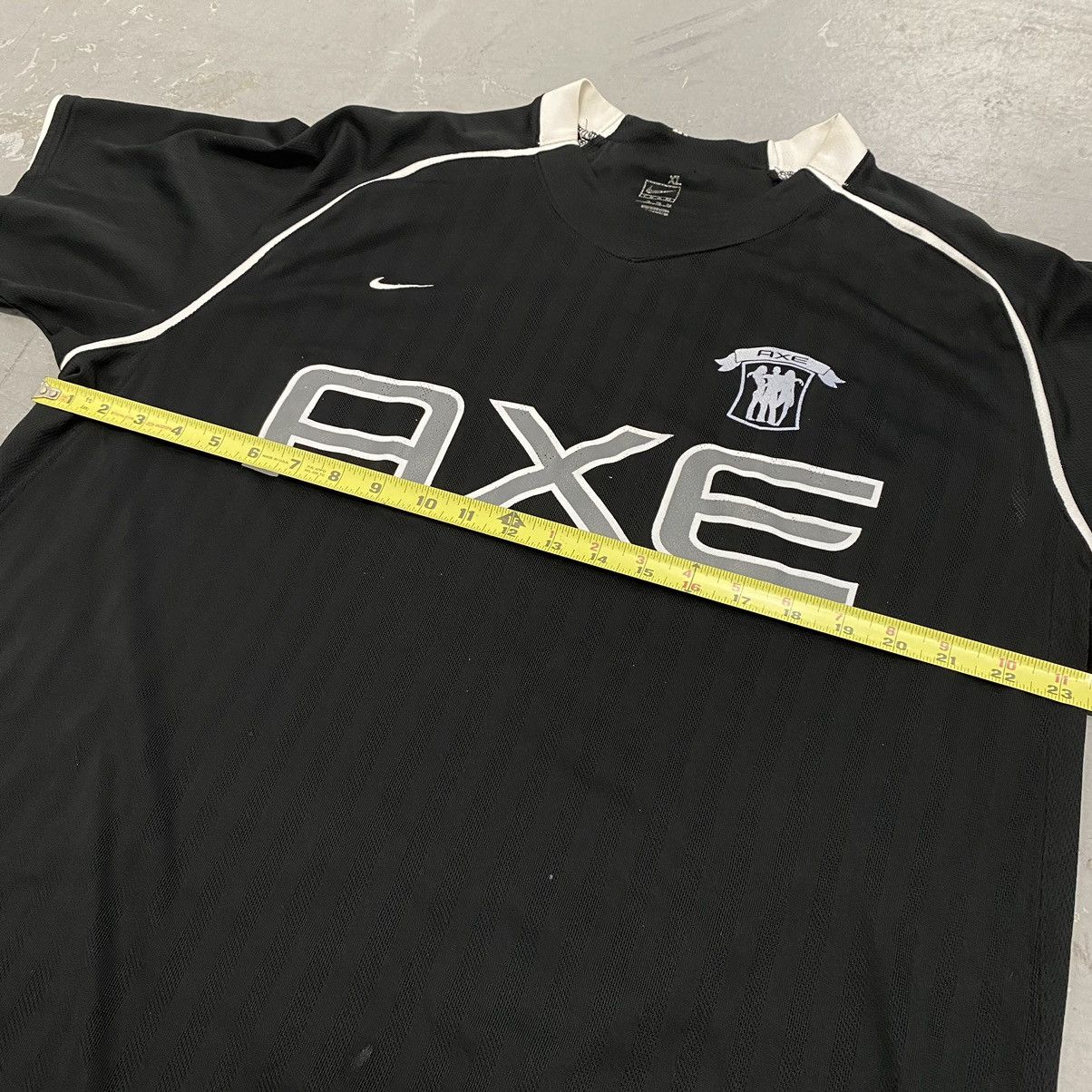 Japanese Brand × Nike × Vintage Vtg Y2K Team Nike Axe Bodyspray Promo Jersey Bloke Size US XL / EU 56 / 4 - 2 Thumbnail