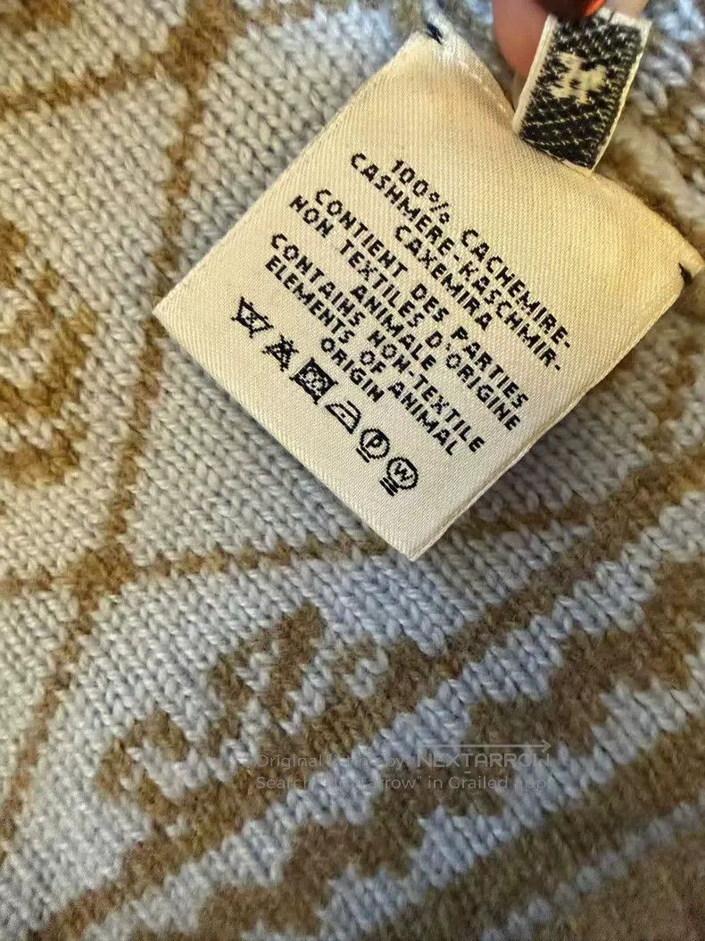Hermes Hermes Fair Isle Snowflake Cashmere Long Cardigan Size XXS / US 00 / IT 34 - 6 Thumbnail