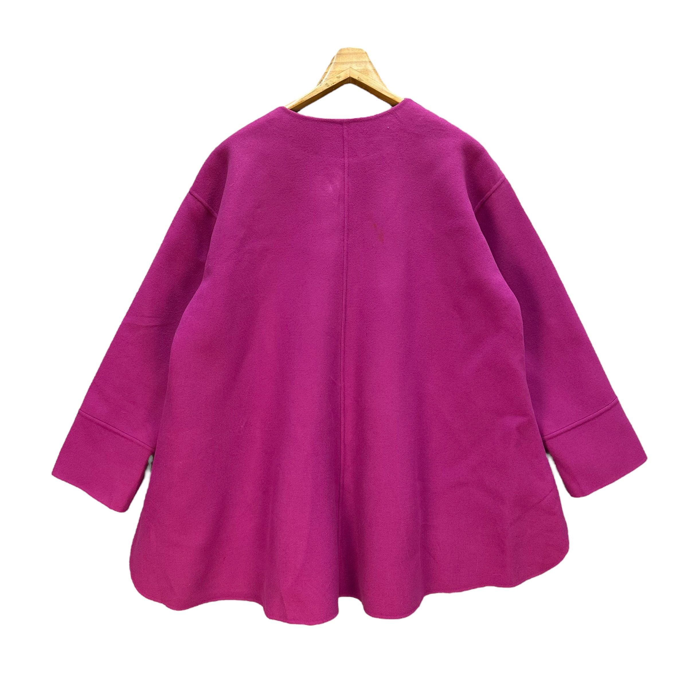 Longchamp BEST KIRA LONGCHAMP Single Top Button Wool Jacket #A54-1245 Size M / US 6-8 / IT 42-44 - 11 Thumbnail