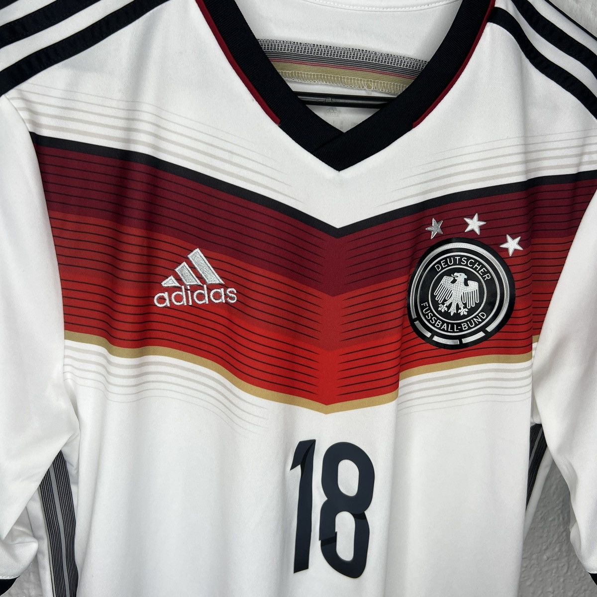 Adidas Adidas German Soccer Jersey Football Toni Kroos 2013/14 Home Size US M / EU 48-50 / 2 - 5 Thumbnail