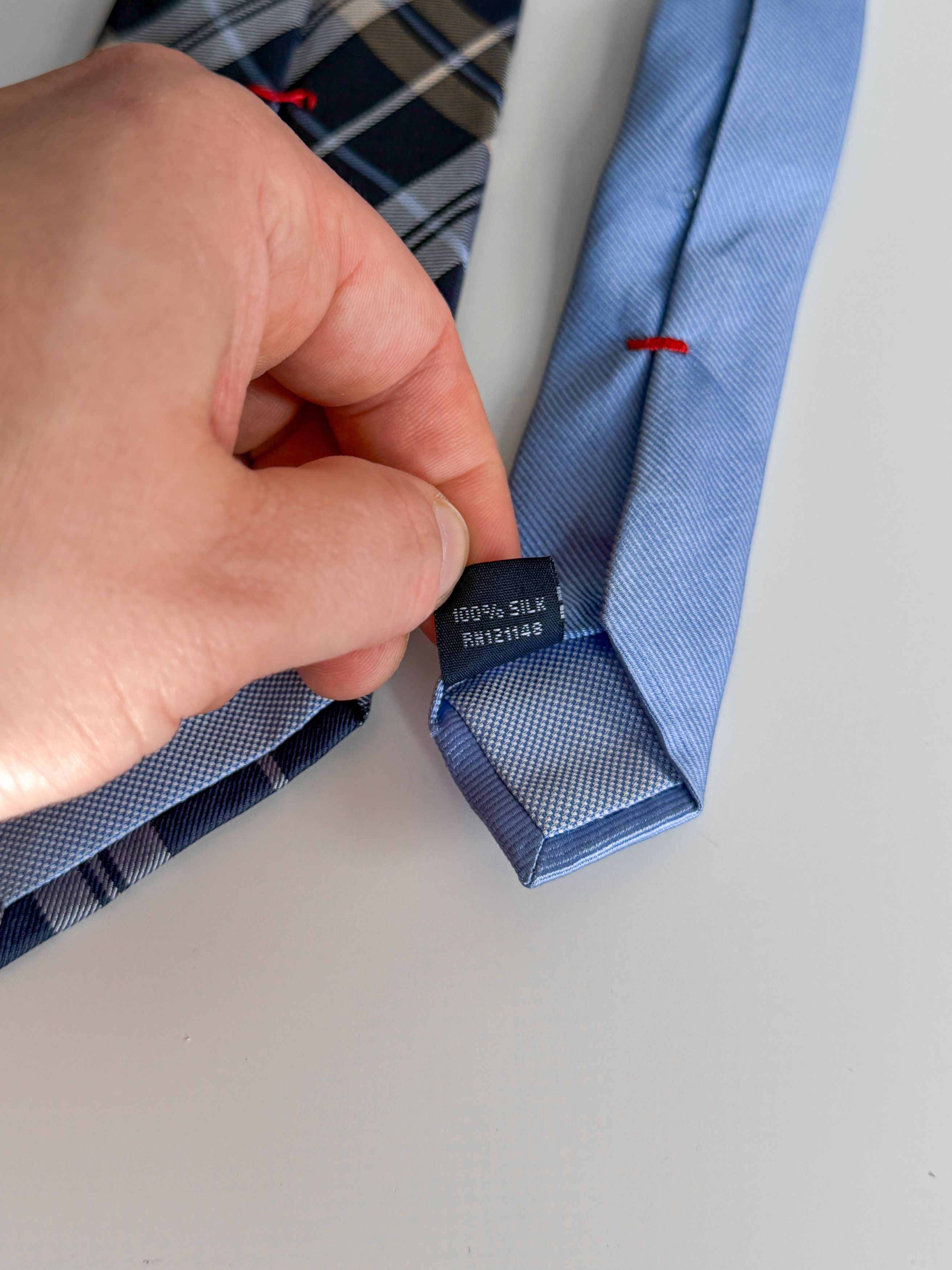 Tommy Hilfiger Tommy Hilfiger 4x Vintage Silk Cravats Made in Italy Size ONE SIZE - 13 Thumbnail