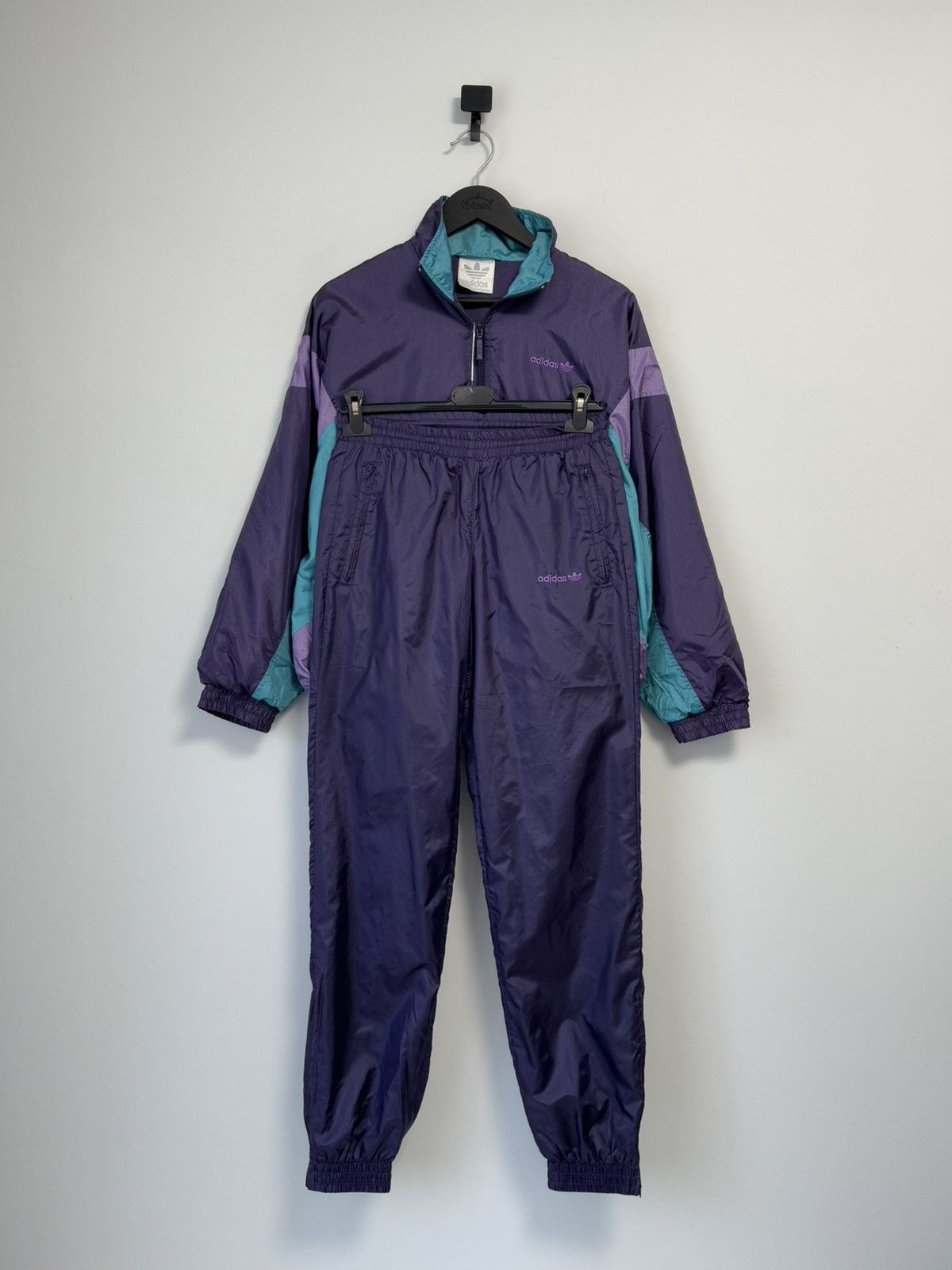 90’s Vintage Adidas Track Suit Set Nylon