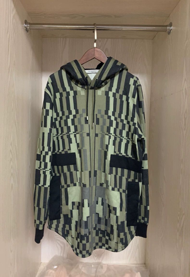 Givenchy Givenchy Camo Pixelated Hooded Sweatshirt Size US XS / EU 42 / 0 - 1 Thumbnail