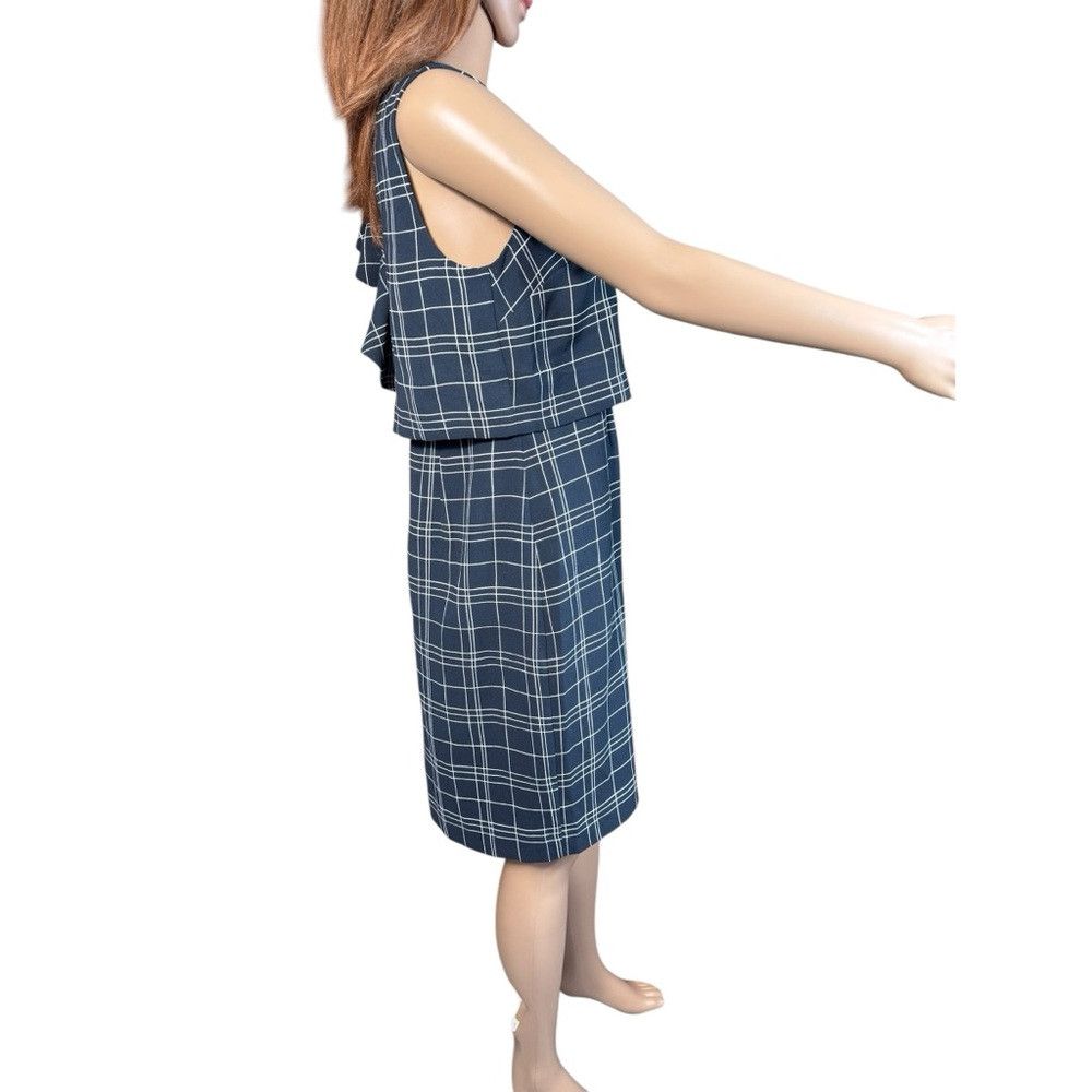 Banana Republic NWT New $128 Banana Republic Plaid Tiered Sheath Dress Size Size M / US 6-8 / IT 42-44 - 3 Thumbnail