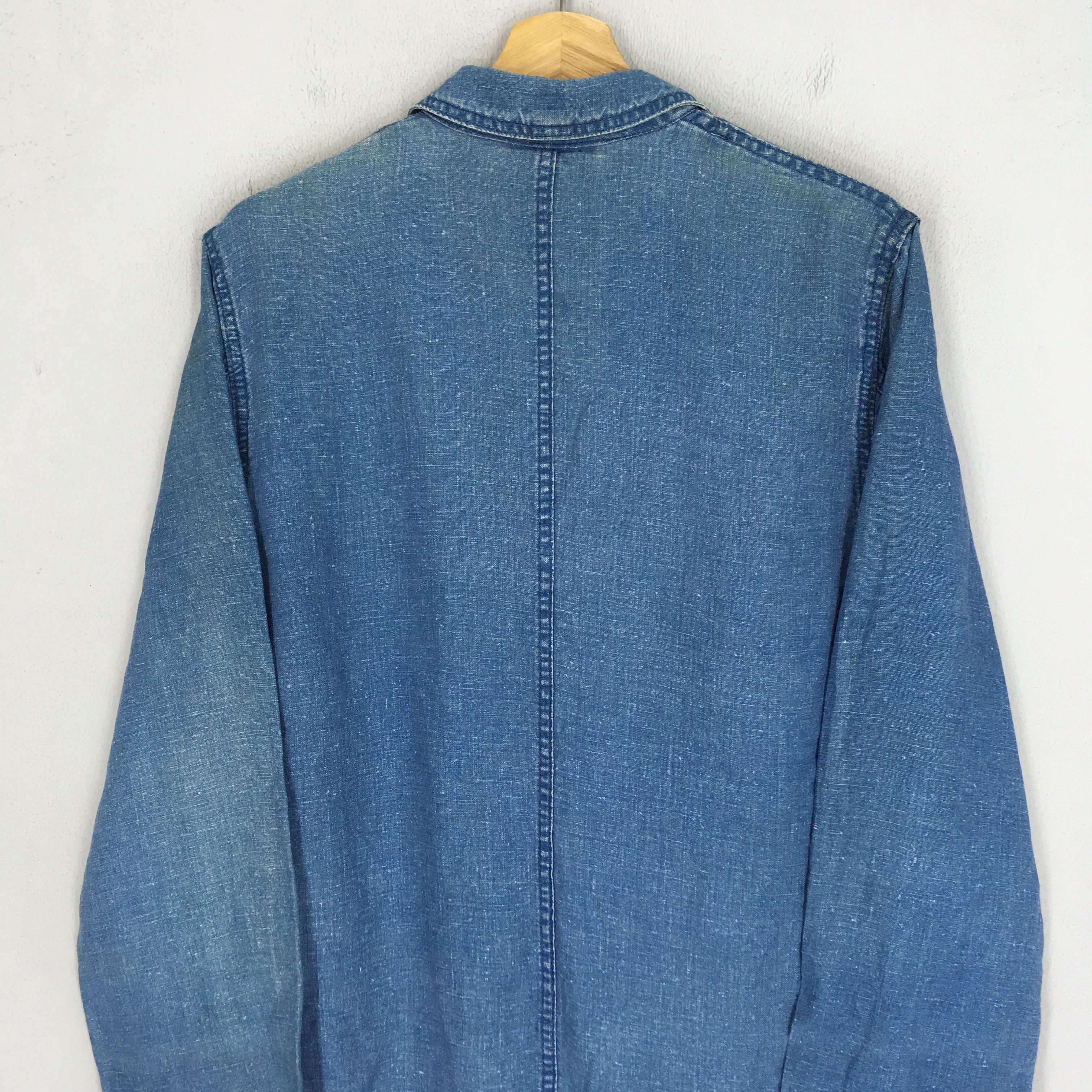 Hai Sporting Gear Vintage Hai Sporting Gear Issey Miyake Denim Jacket Japan Size US M / EU 48-50 / 2 - 8 Thumbnail