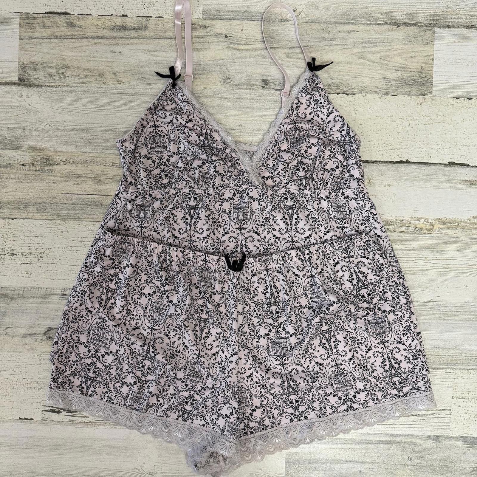 Designer Paris Coquette Pajama Set XL Size ONE SIZE - 2 Thumbnail