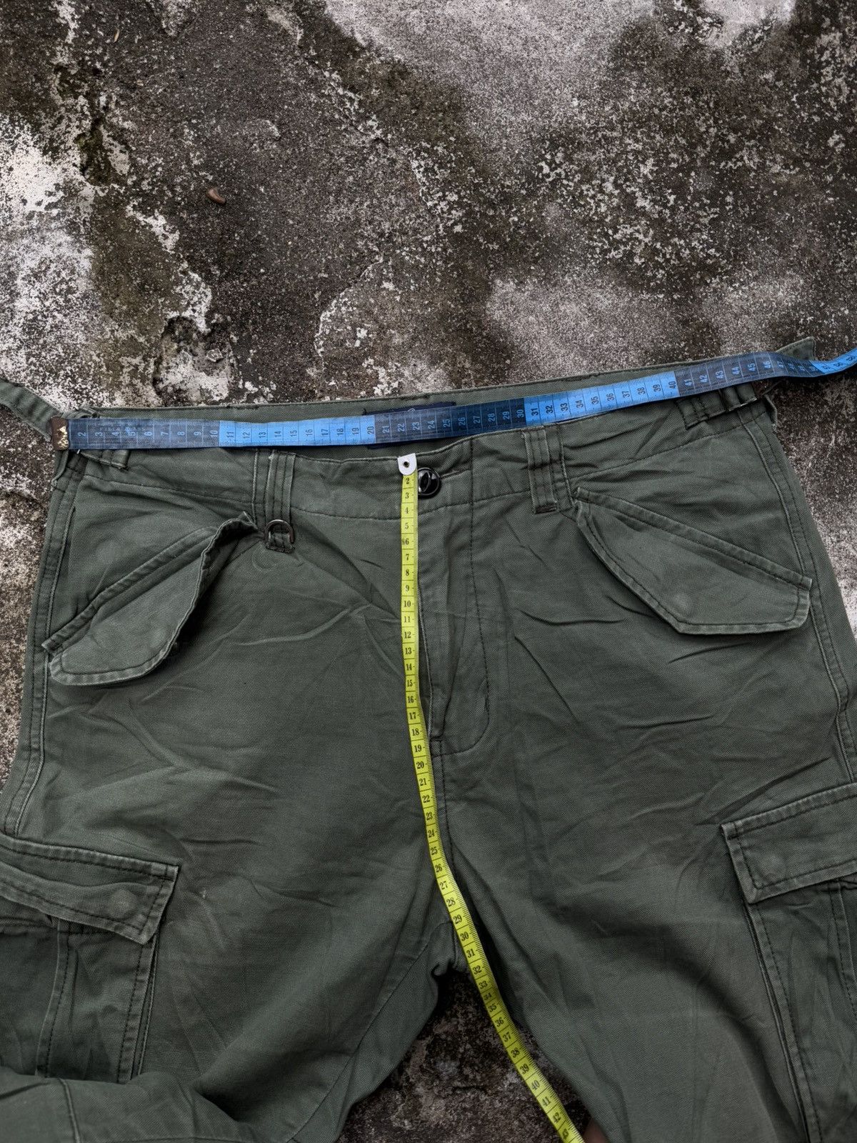 If Six Was Nine × Japanese Brand × Le Grande Bleu (L.G.B.) japanese brand agility green cargo pants Size US 33 - 5 Thumbnail