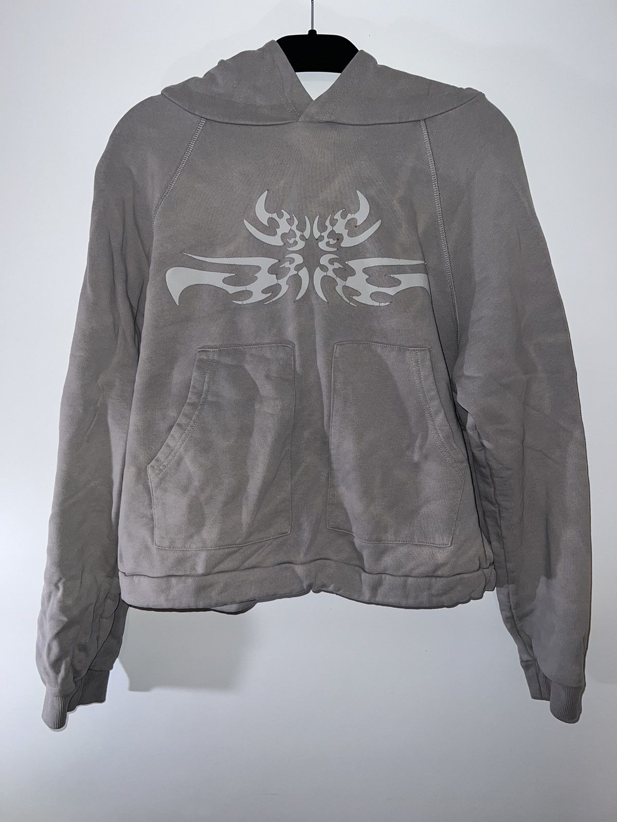Designer × Japanese Brand umainferno grey hoodie Size US M / EU 48-50 / 2 - 2 Thumbnail