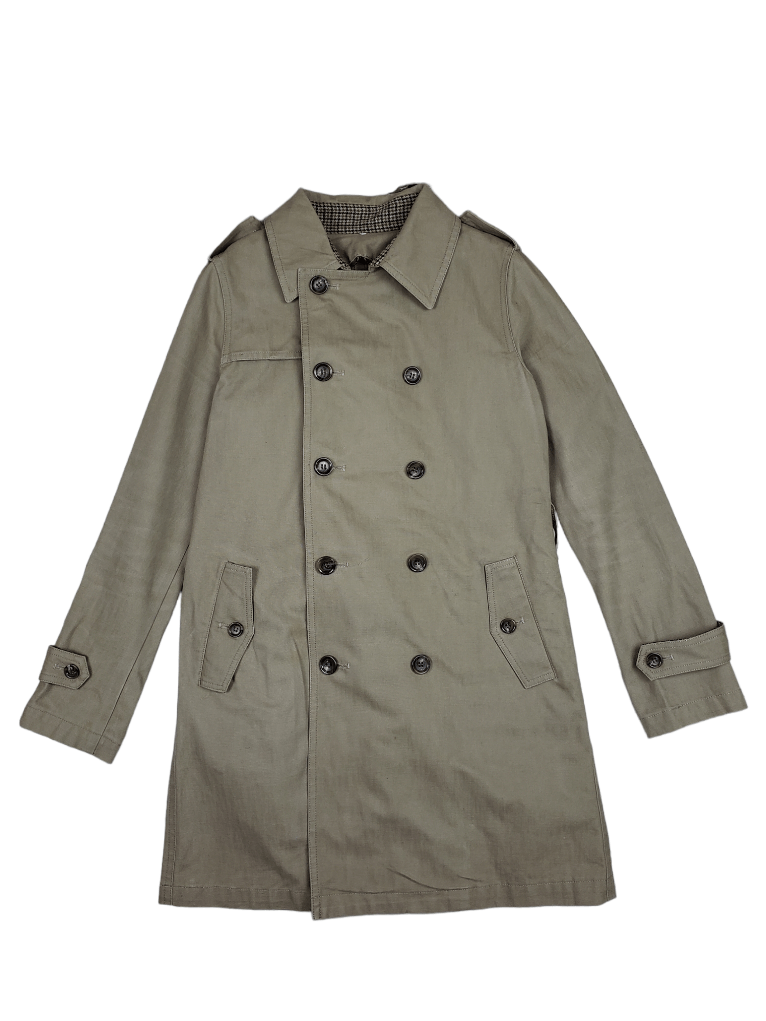 Issey Miyake × Japanese Brand × Vintage Vintage Japanese Brand Double Breasted Coat Size US S / EU 44-46 / 1 - 1 Thumbnail